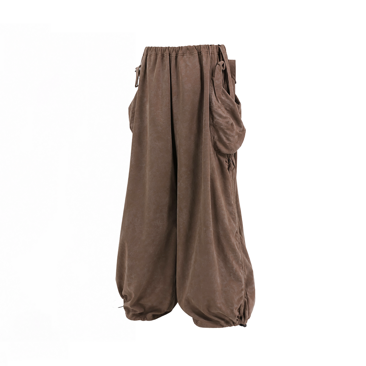 RELABEL Tie-Dye Pleated Adjustable Hem Sweatpants