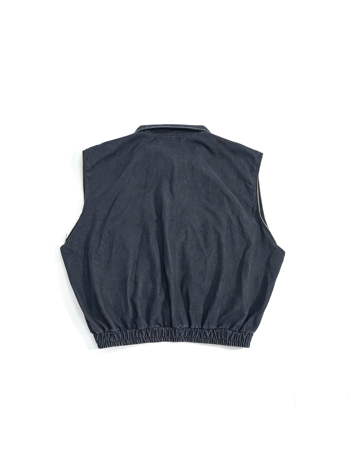 UUCSCC Retro Detachable-Sleeve Multi-Pocket Denim Jacket