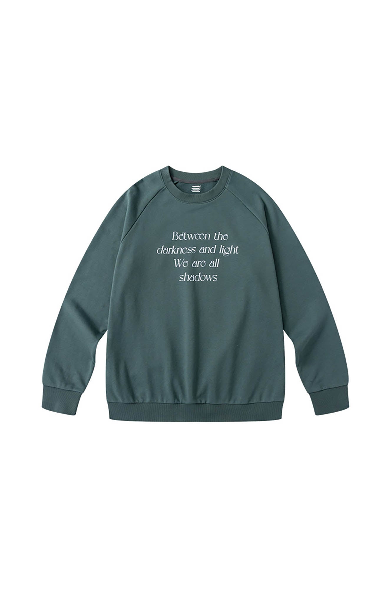 ENSHADOWER Essential Slogan Raglan Sweatshirt