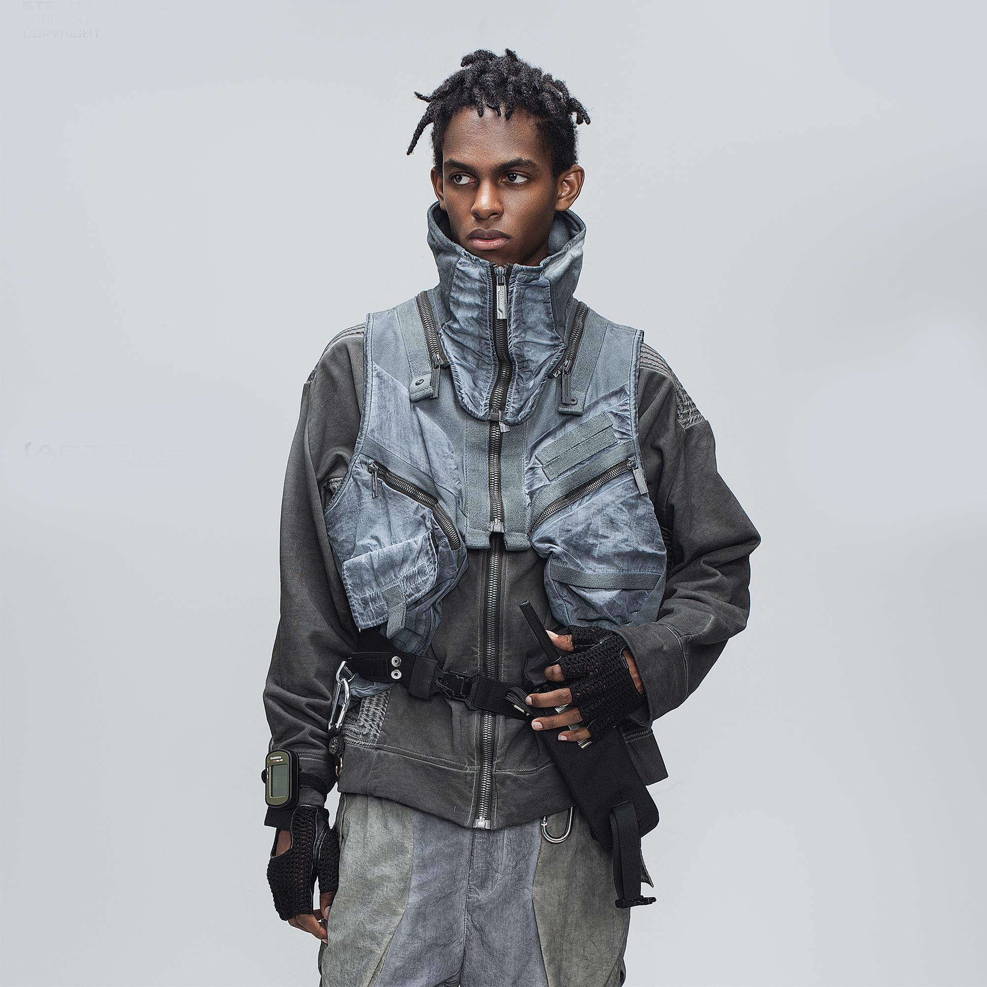 STEAM Multi-Pocket Detachable Utility Vest