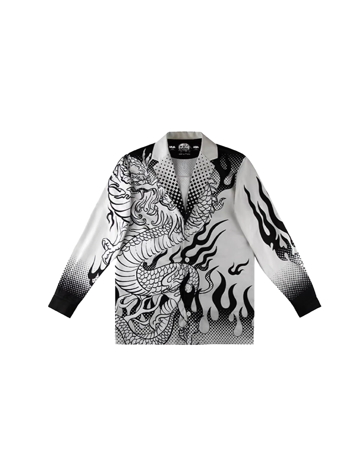 PMW Dragon Flame Graphic Oversized Blazer, premium urban and streetwear designers apparel on PROJECTISR.com, PMW