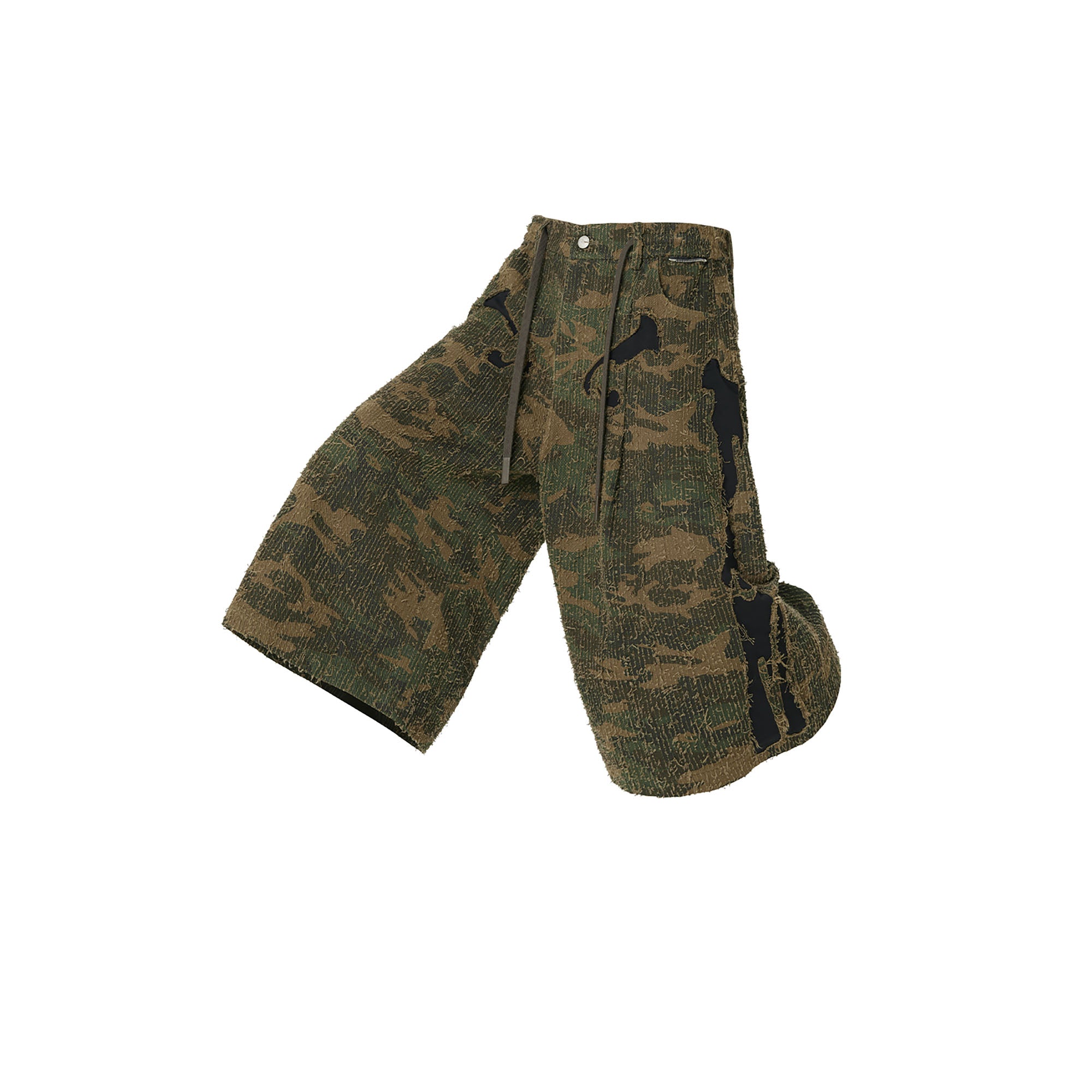 RELABEL Camo Skeleton Patch Shorts