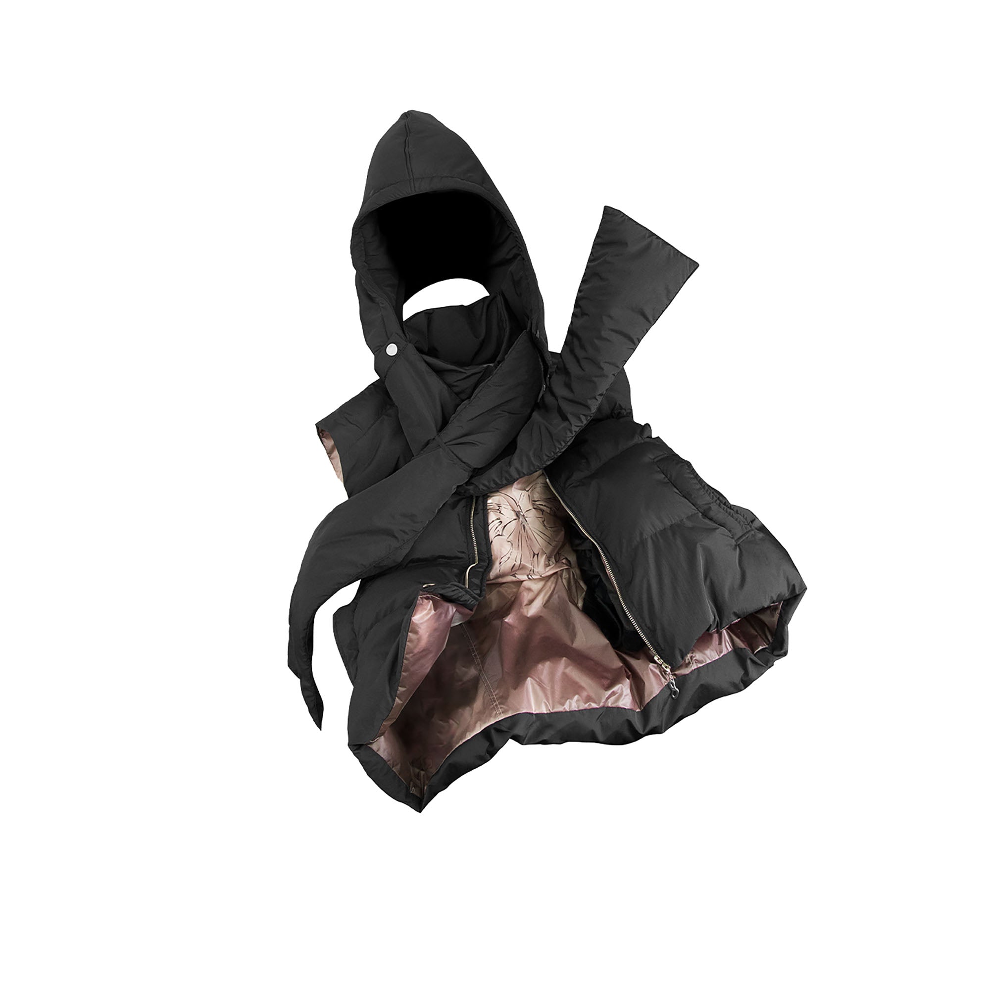 RELABEL Reversible Detachable Hooded Insulated Vest, premium urban and streetwear designers apparel on PROJECTISR.com, RELABEL