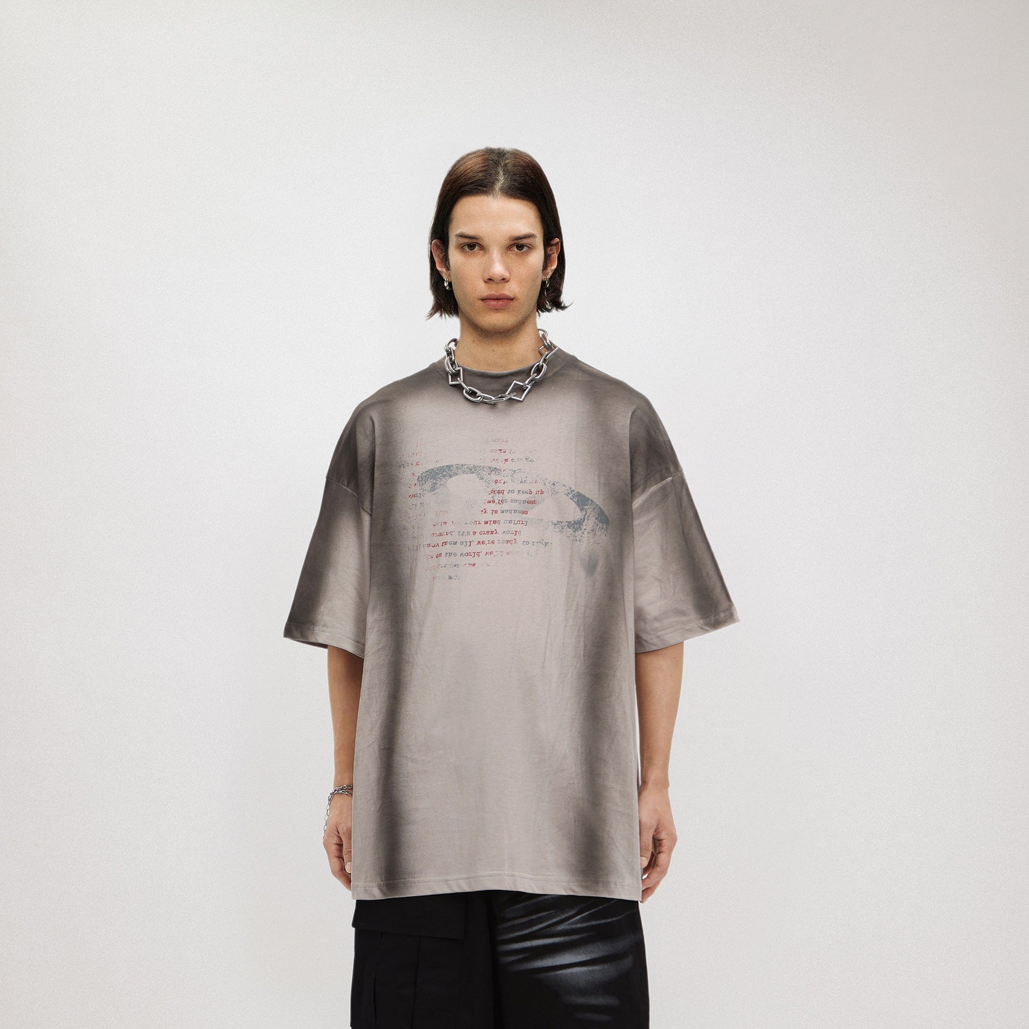 OVDY Faded Full-Print T-Shirt