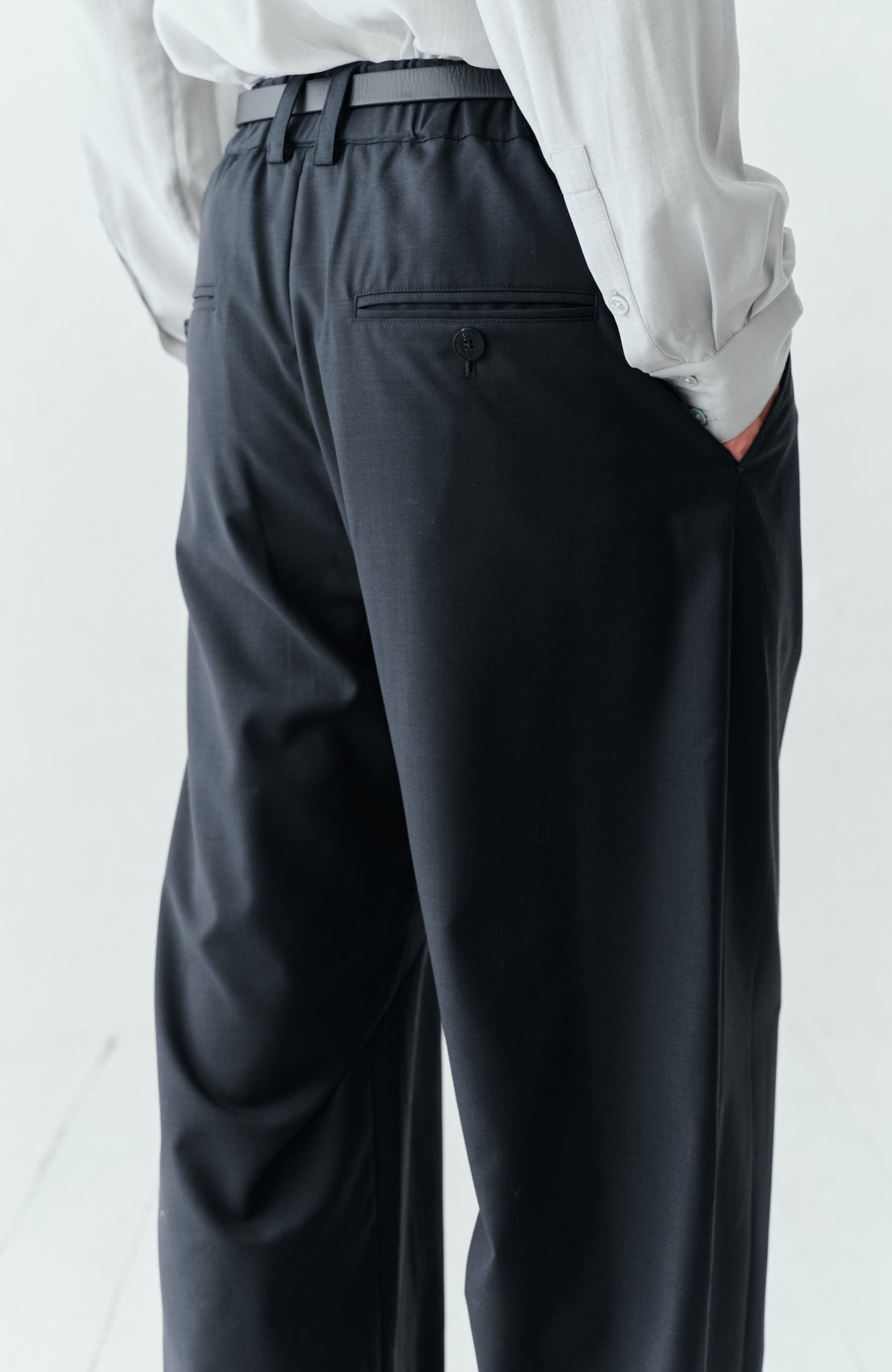 GRAINMUSTARD High-Waist Wide-Leg Trousers