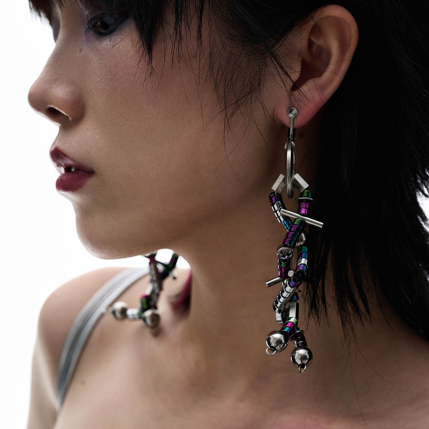 ILLUSORY Doomsday Disco Earrings / Ear Clips