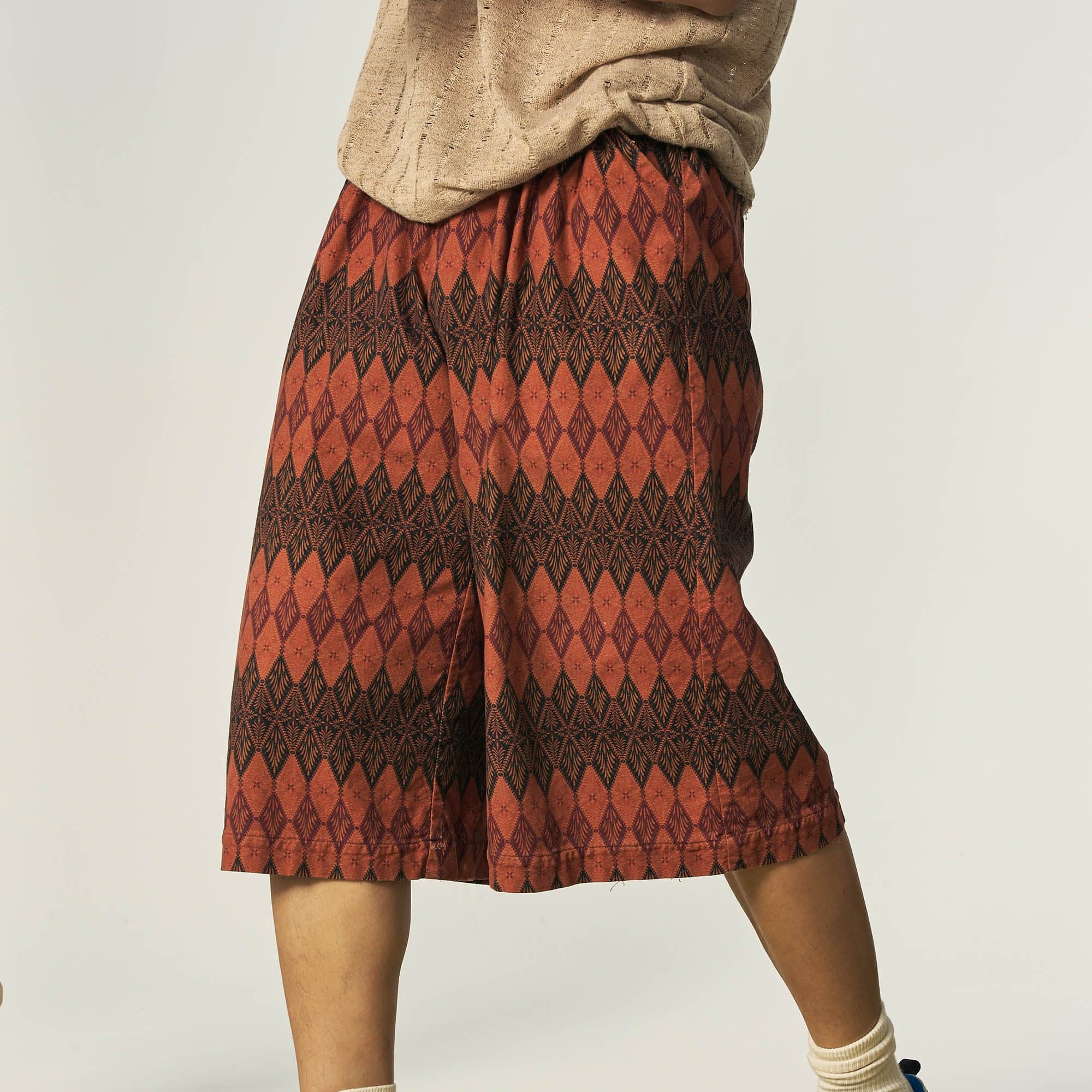 OSCILL Bohemian Drawstring Oversized Shorts