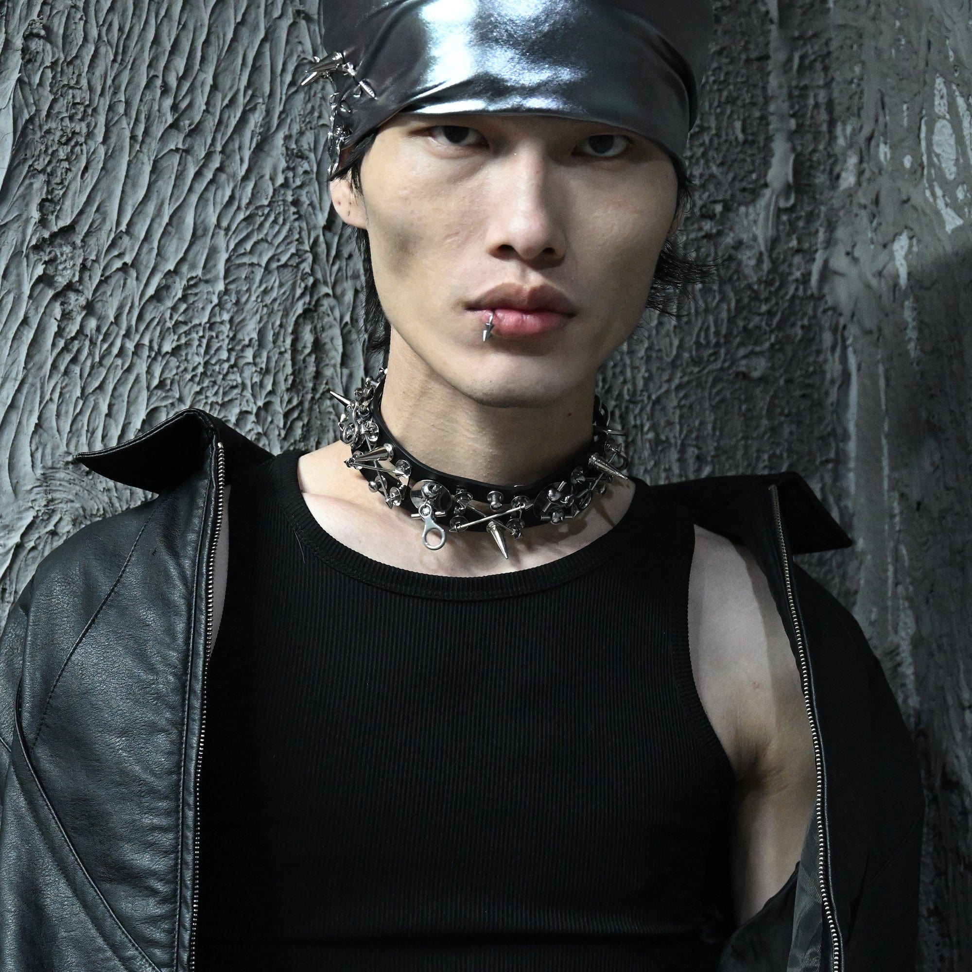 ILLUSORY Modern Hunter Rivet PU Choker