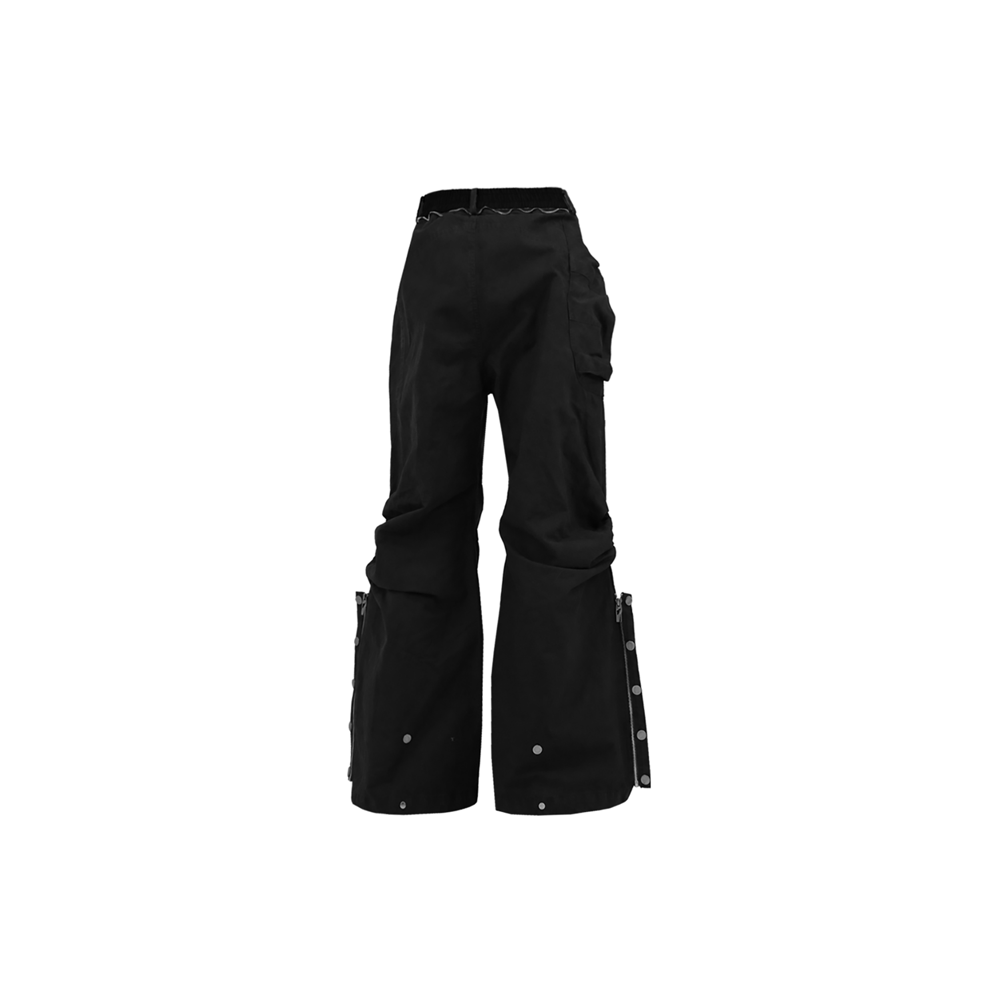 RELABEL Pleated Deconstructed Detachable-Waist Cargo Trousers
