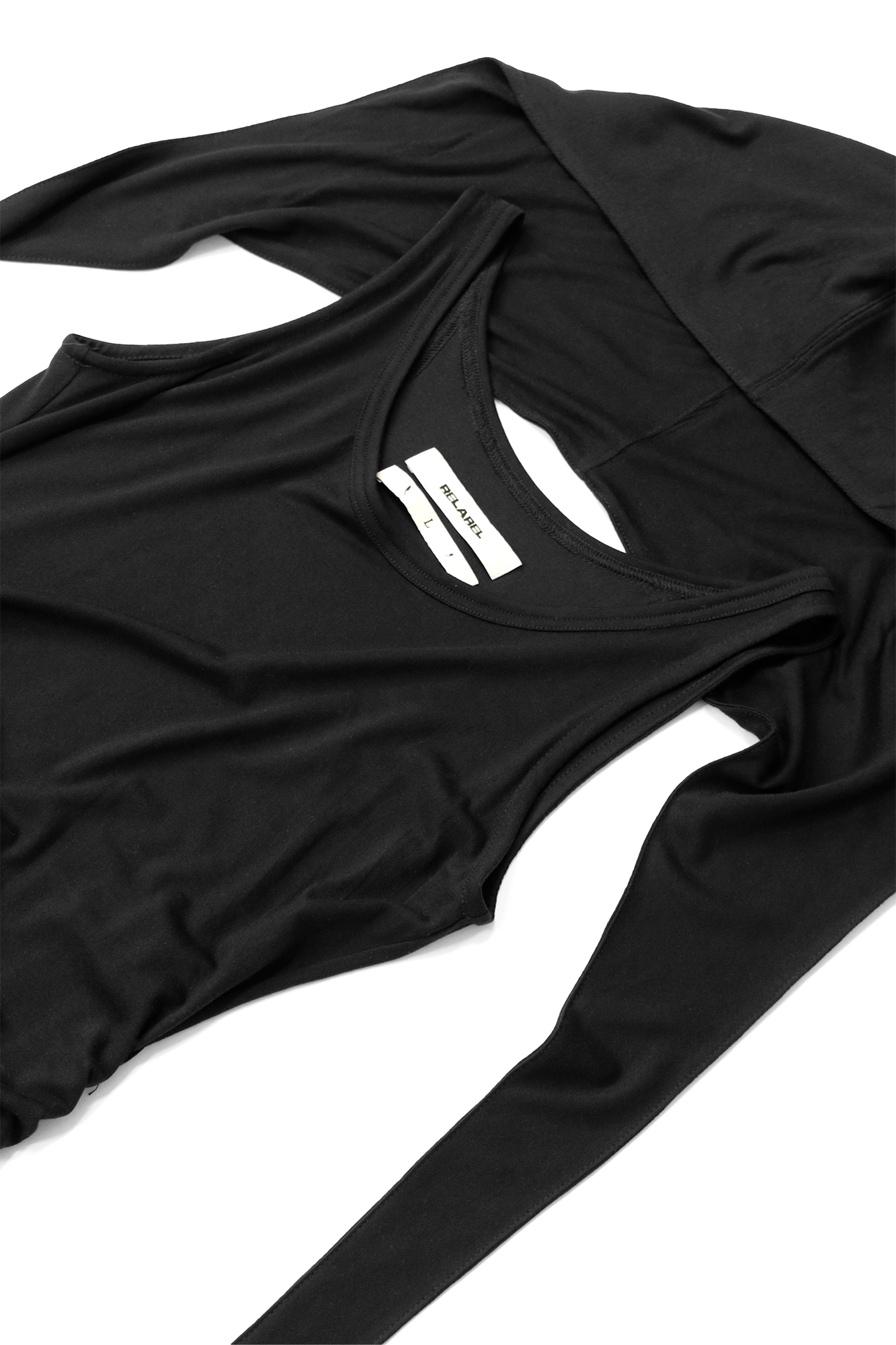 RELABEL Tencel Wool Hooded Ruched Tank Top, premium urban and streetwear designers apparel on PROJECTISR.com, RELABEL