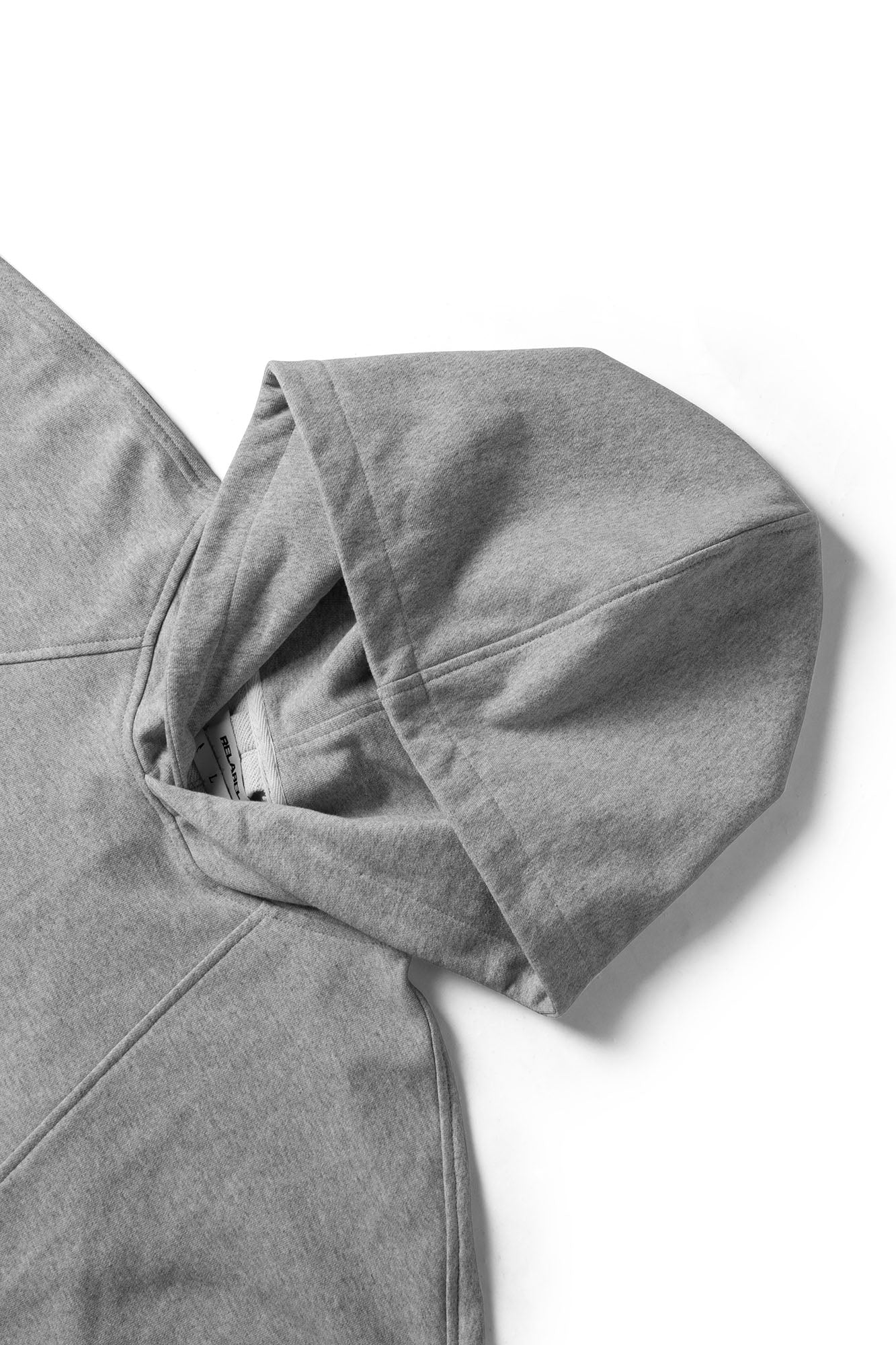 RELABEL Contrast Hem Oversized Hoodie
