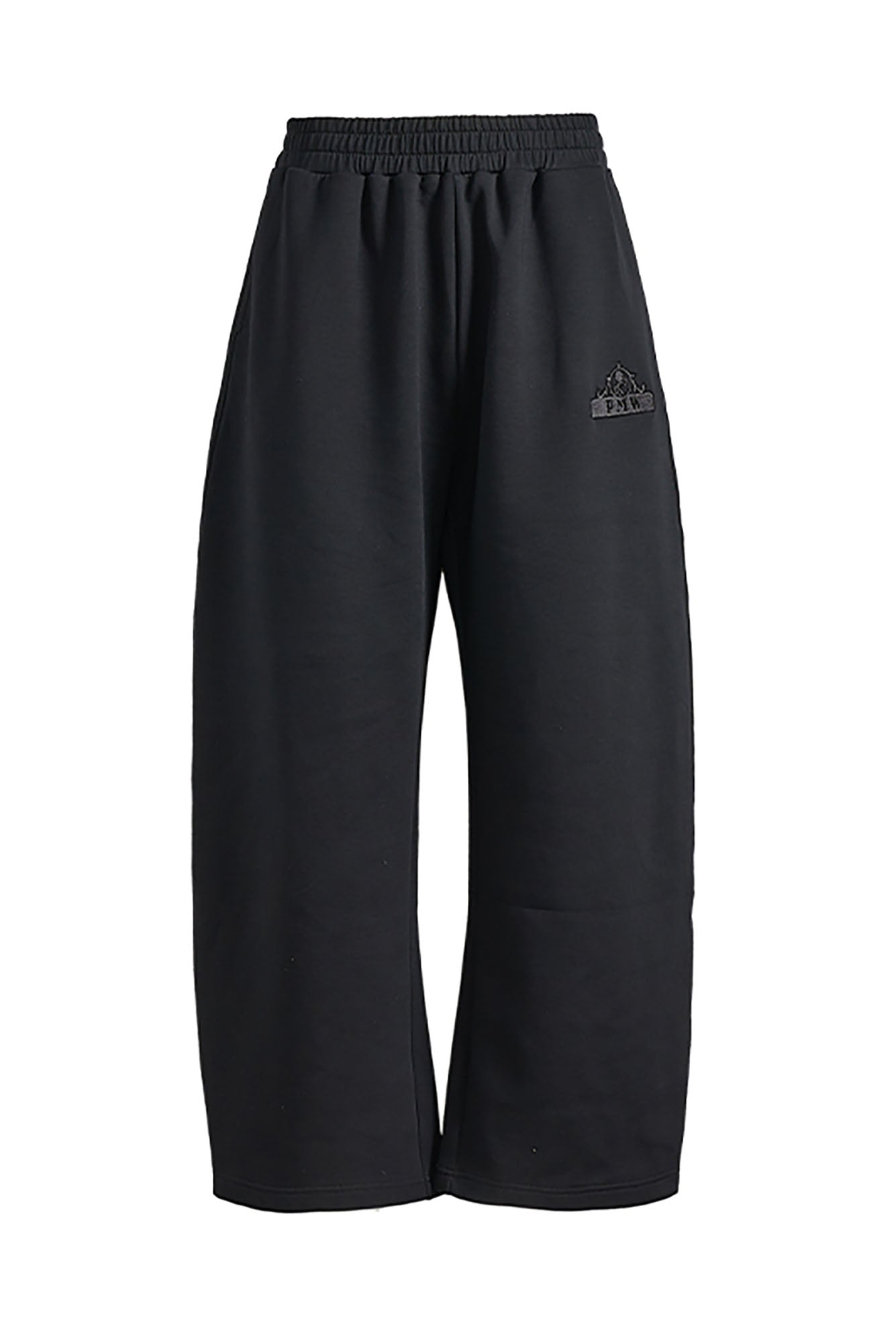 PMW Embroidered LOGO Curved-Leg Sweatpants, premium urban and streetwear designers apparel on PROJECTISR.com, PMW
