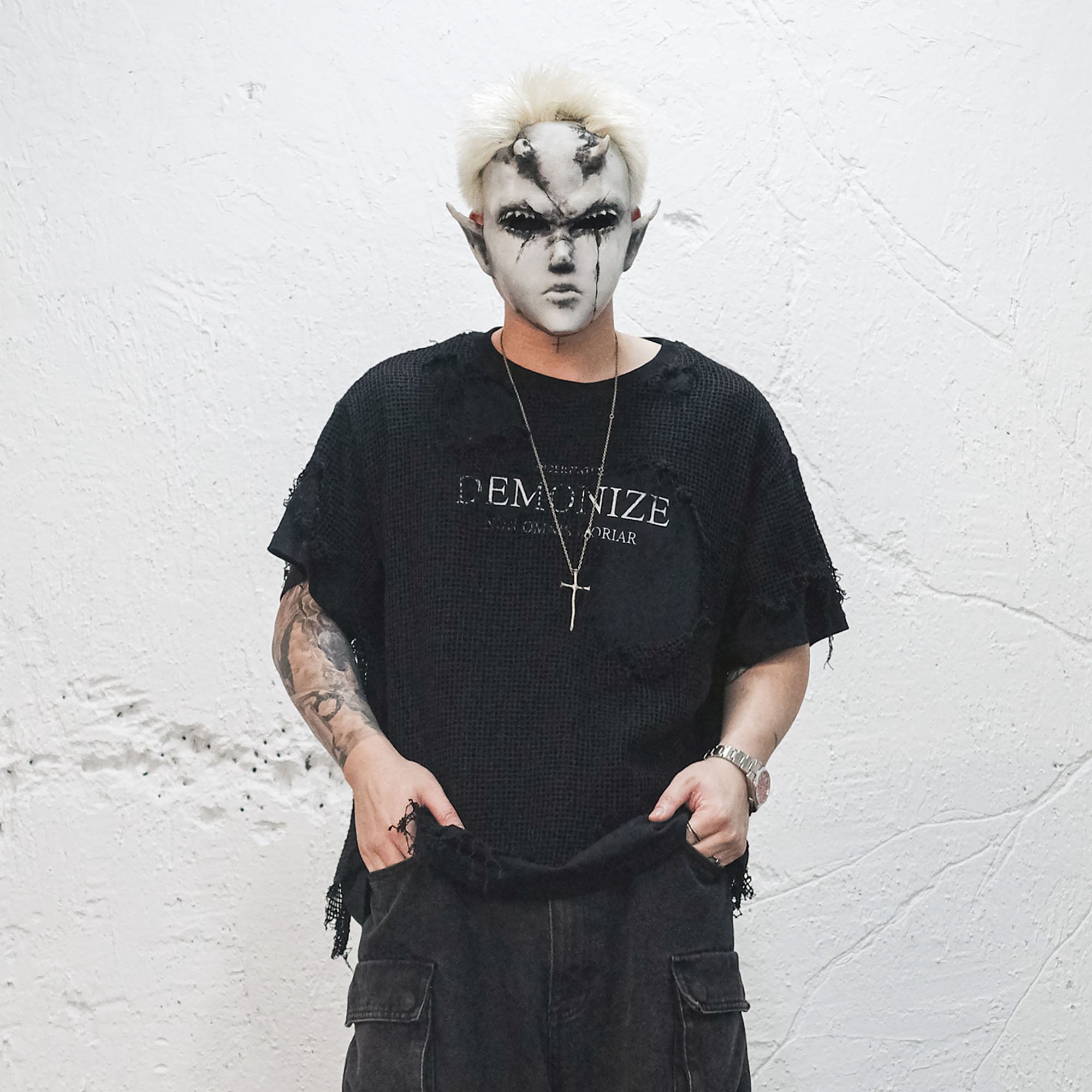 UNDERWATER Ruined Mesh Tee