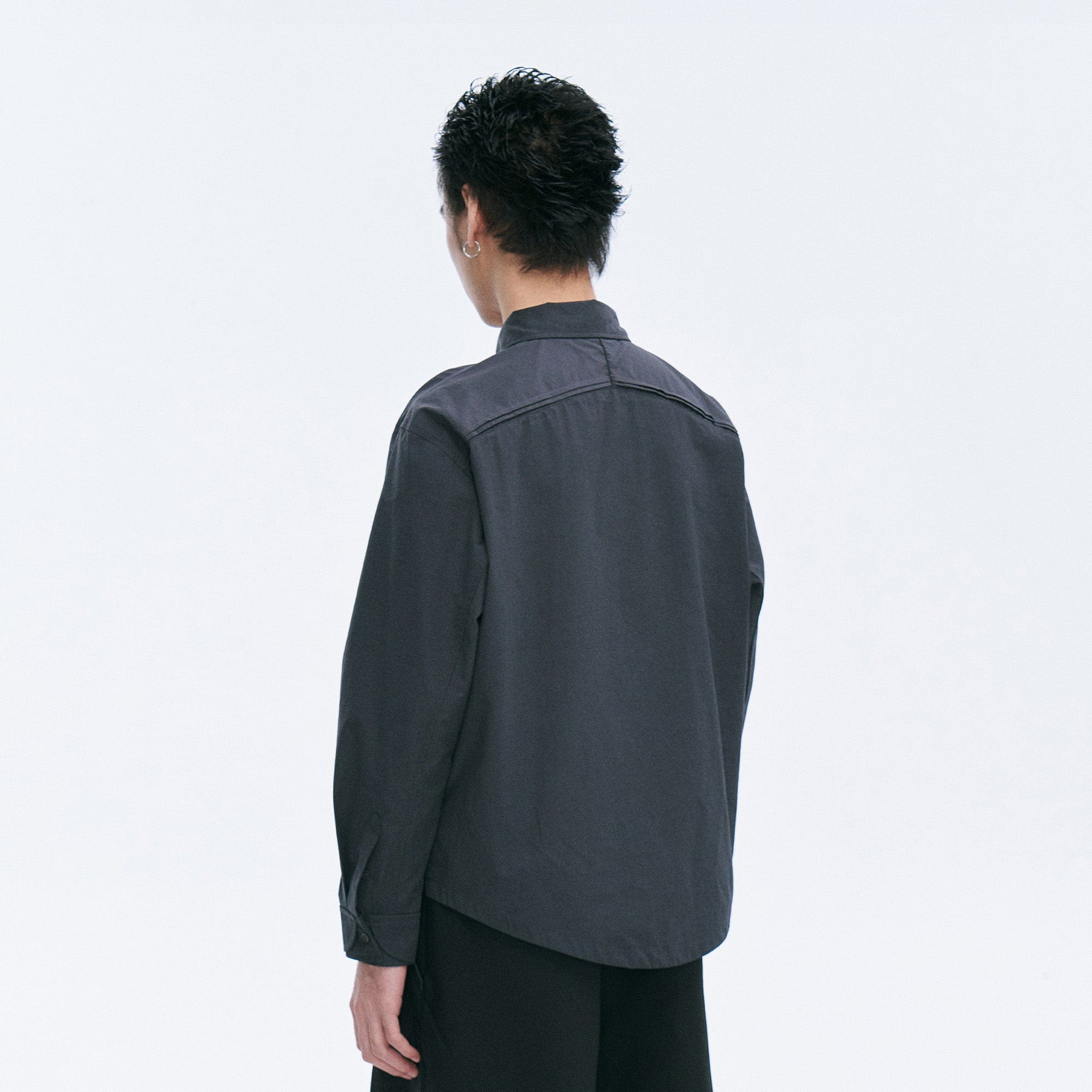 CATSSTAC Layered Seamline Floral Embroidered Shirt, premium urban and streetwear designers apparel on PROJECTISR.com, CATSSTAC