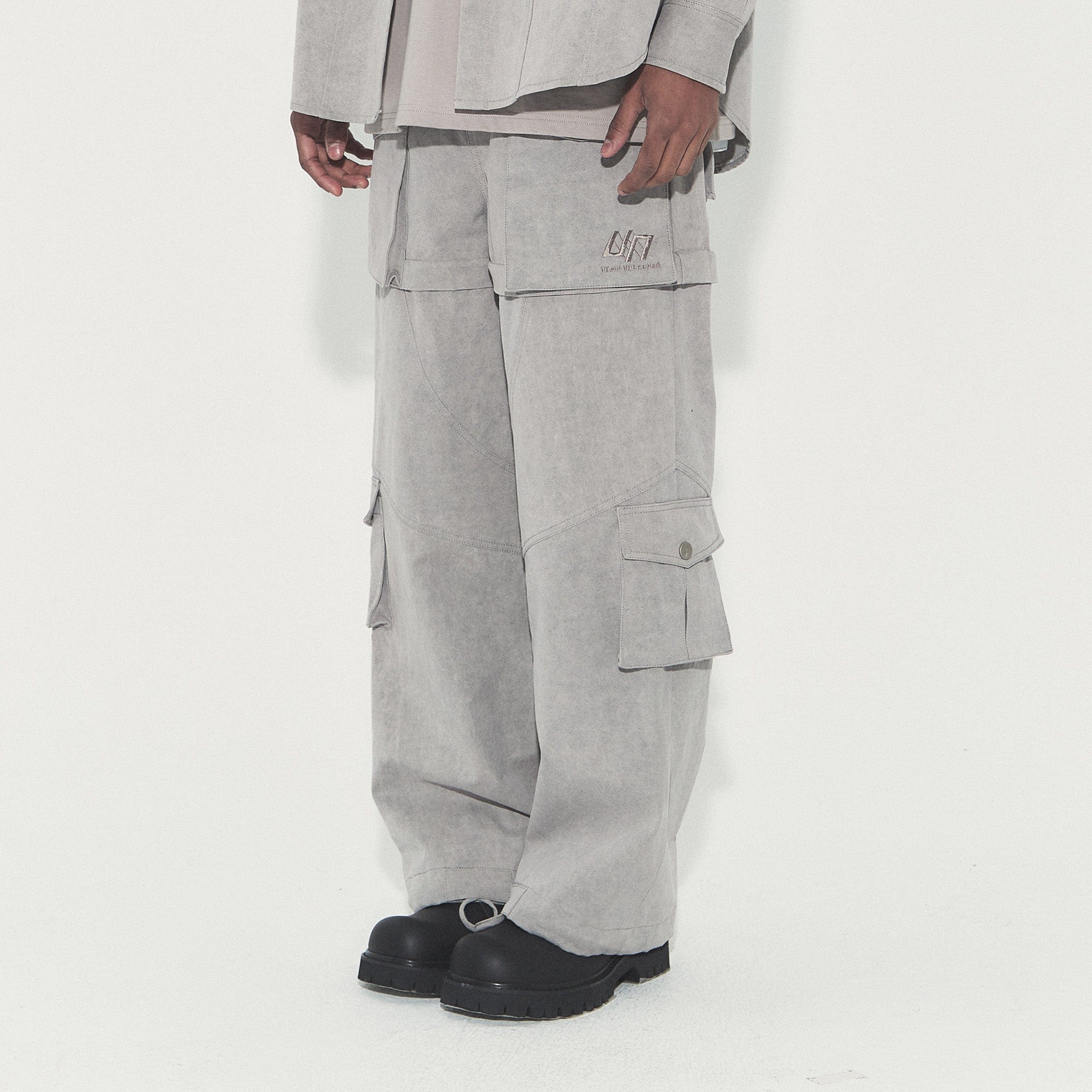 VANN VALRENCE Detachable Washed Multi-Pocket Cargo Pants, premium urban and streetwear designers apparel on PROJECTISR.com, VANN VALRENCE