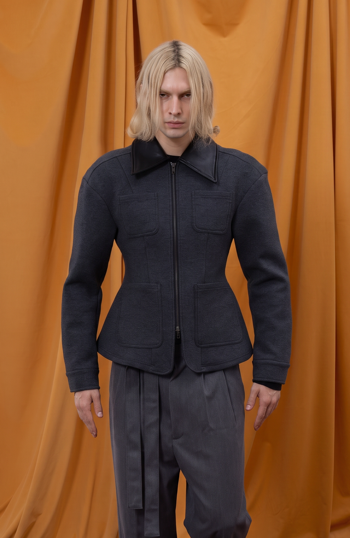 CLP Retro Multi-Pocket Collar Cinched Jacket