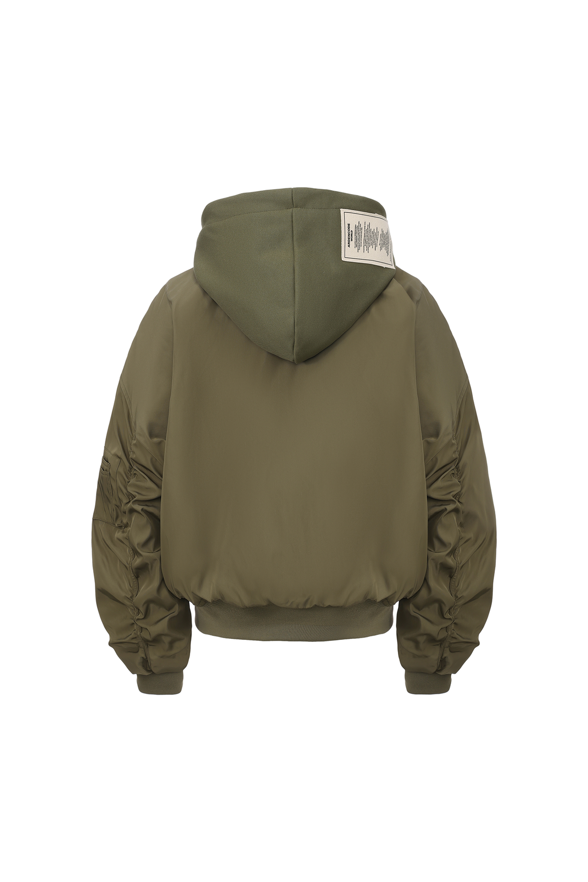 ARDENCODE Oversized Hooded Bomber Jacket, premium urban and streetwear designers apparel on PROJECTISR.com, ARDENCODE