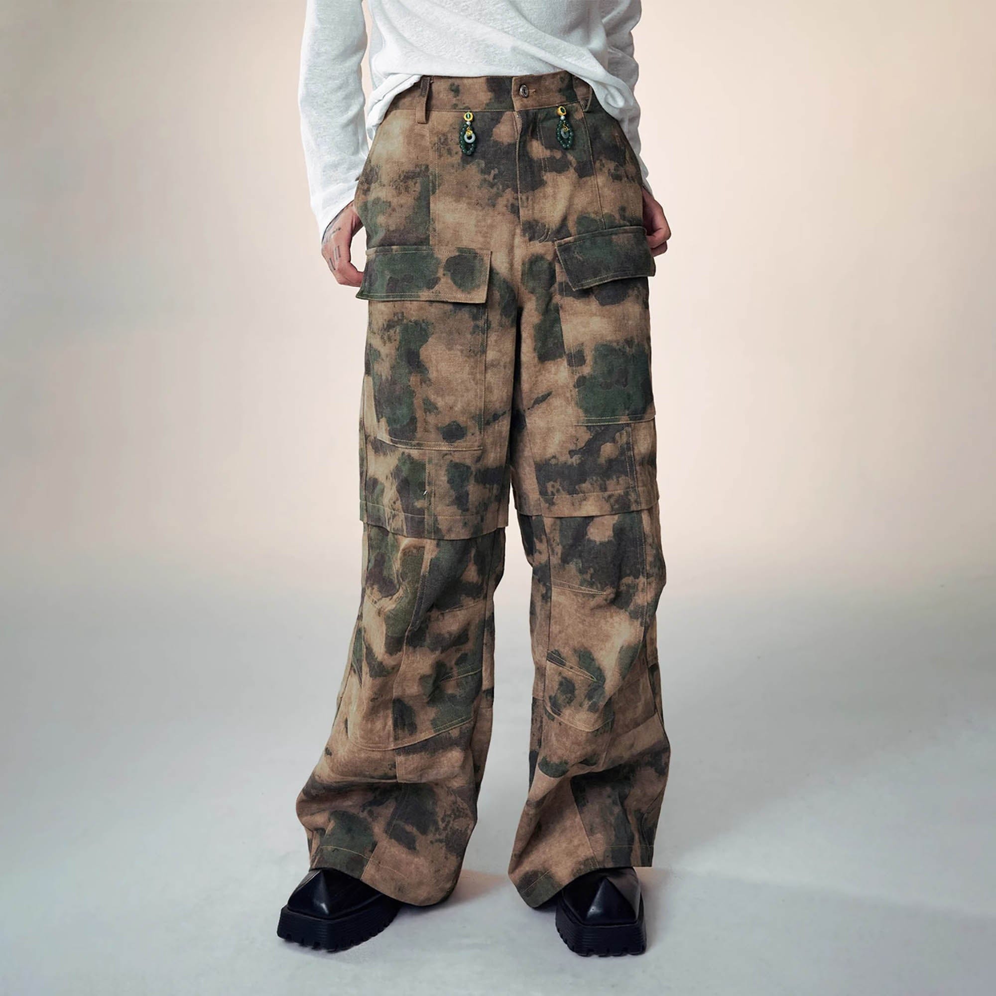 1997 POSTOFFICE Moss Camo Cargo Pants