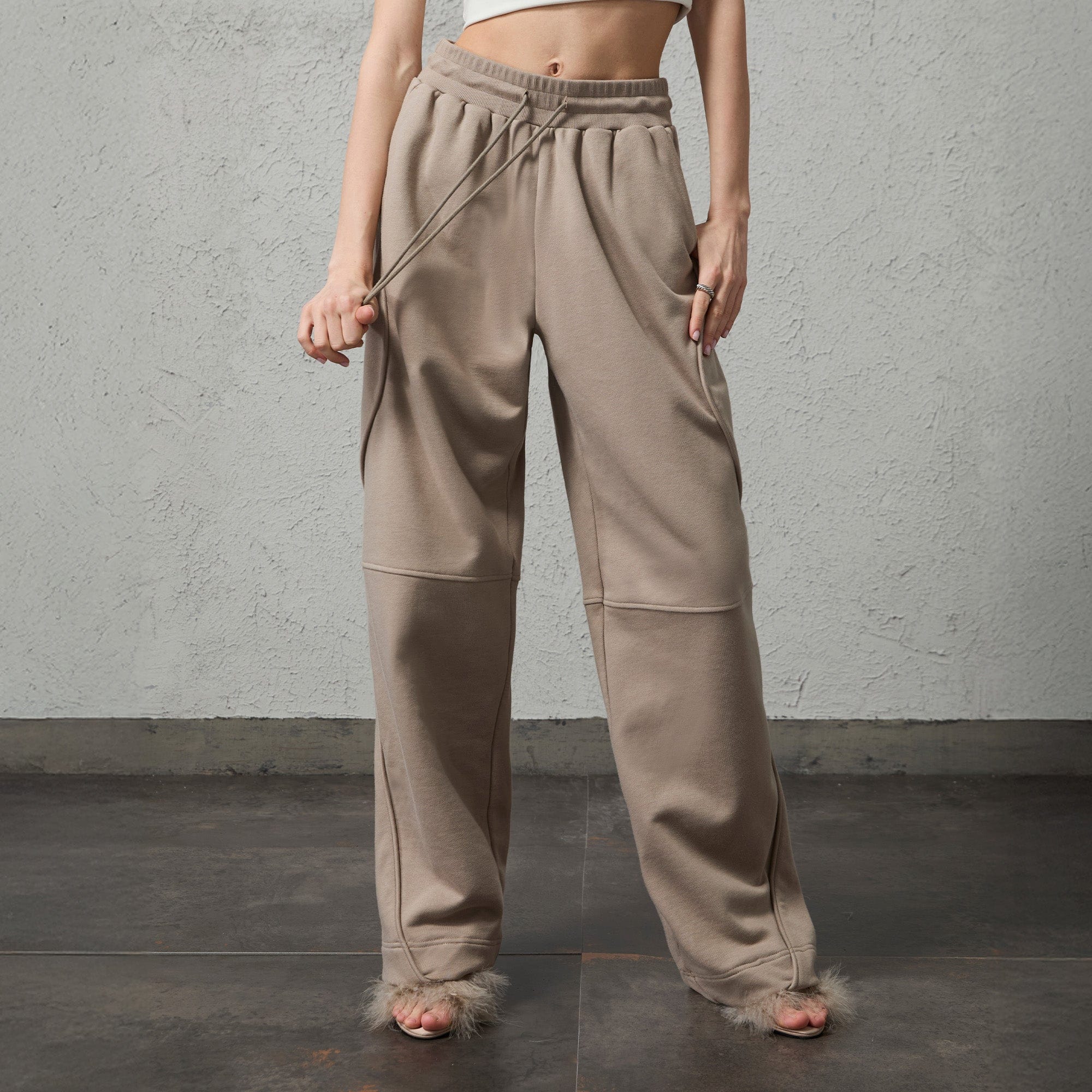 ORGANIC EMOTION Structured Panelled Oversized Sweatpants, premium urban and streetwear designers apparel on PROJECTISR.com, ORGANIC EMOTION