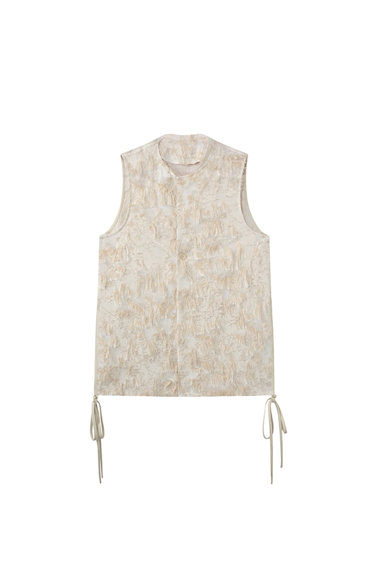 JIECHI Raw Fringe Layered Vest, premium urban and streetwear designers apparel on PROJECTISR.com, JIECHI