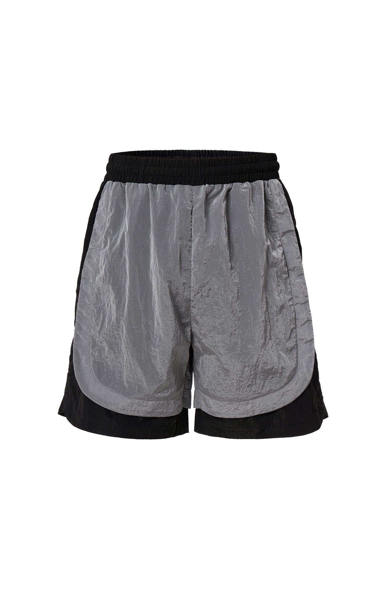 F2CE Metallic Nylon Panel Shorts, premium urban and streetwear designers apparel on PROJECTISR.com, F2CE