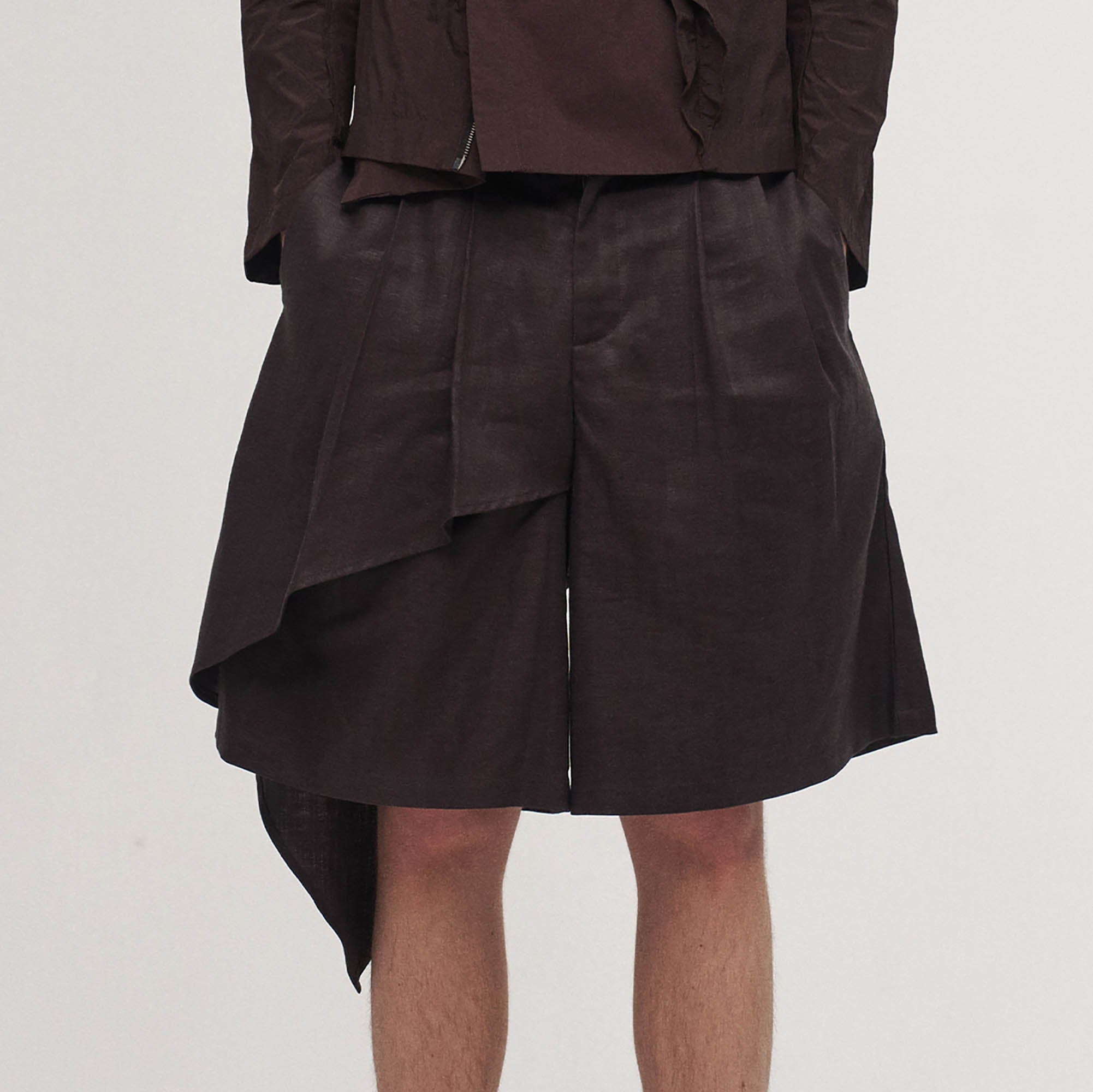 eunoia ユノイア Pleats Layer Short Skirt