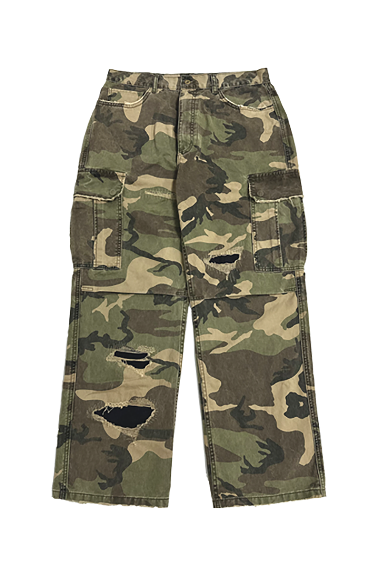 NEIGBORL Straight-Leg Camo Cargo Pants, premium urban and streetwear designers apparel on PROJECTISR.com, NEIGBORL