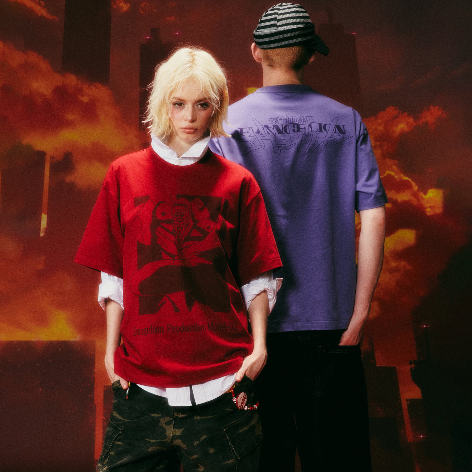 DONSMOKE x EVA Slogan Graphic T-Shirt