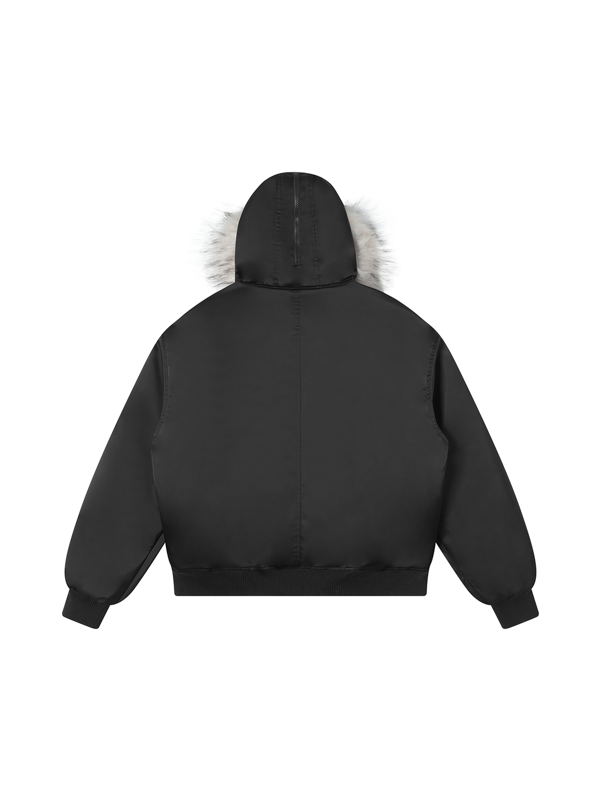 TGNS Detachable Fur-Collar Hooded Padded Parka
