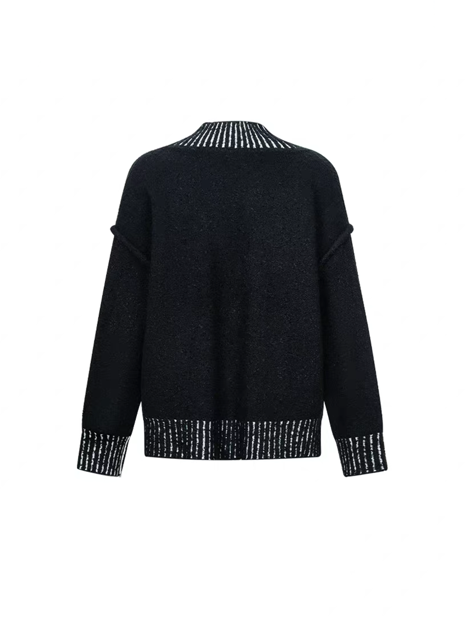 TIWILLTANG Retro Oversized V-Neck Sweater