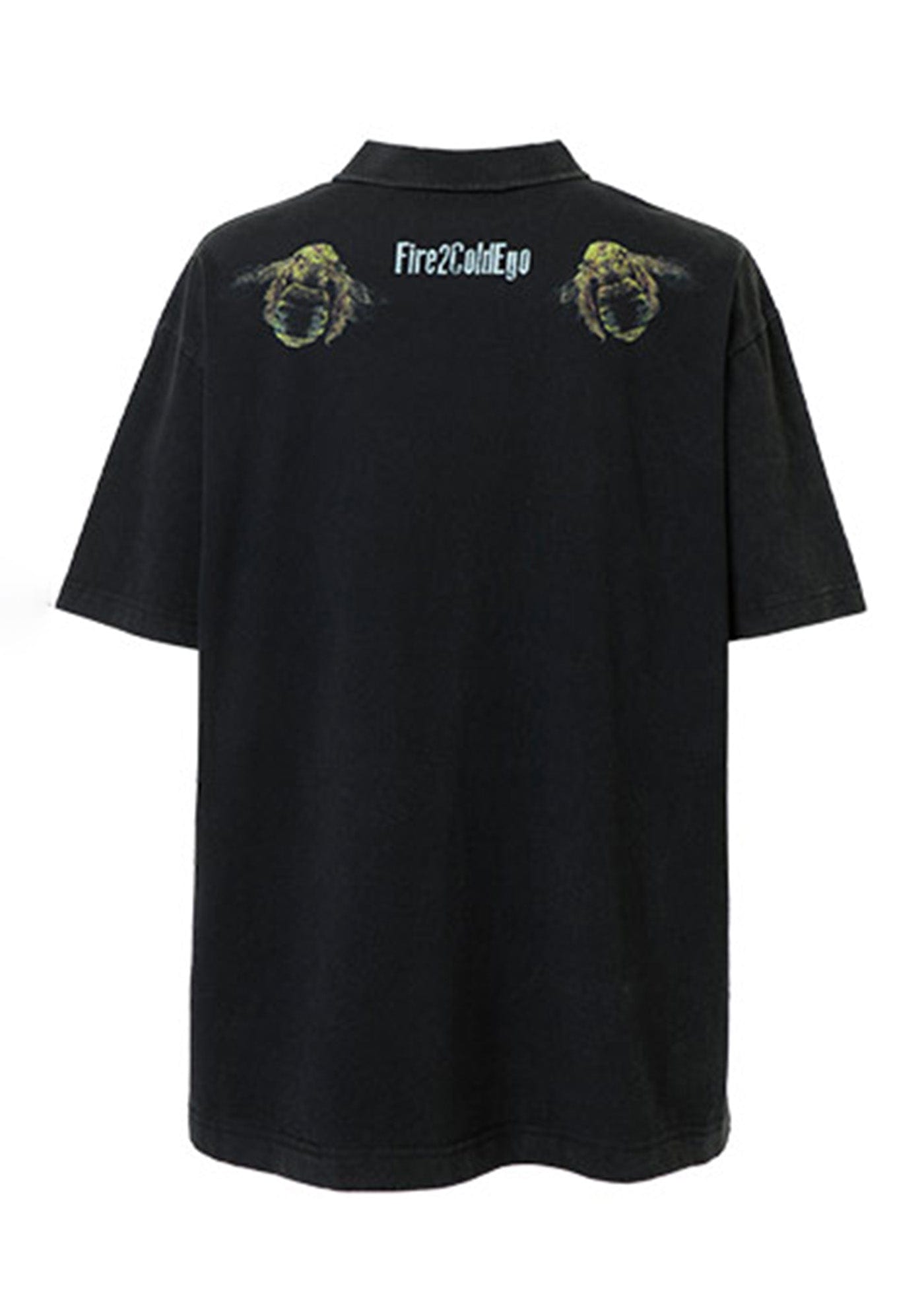 F2CE Pretentious Graphics Polo T-Shirt, premium urban and streetwear designers apparel on PROJECTISR.com, F2CE