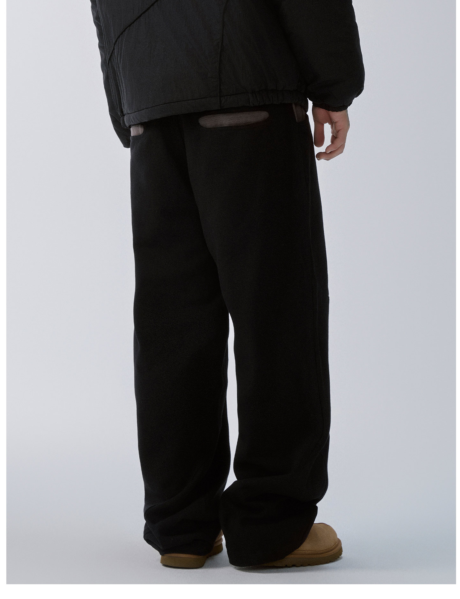 F2CE Paneled Contrast Embroidered LOGO Pants, premium urban and streetwear designers apparel on PROJECTISR.com, F2CE