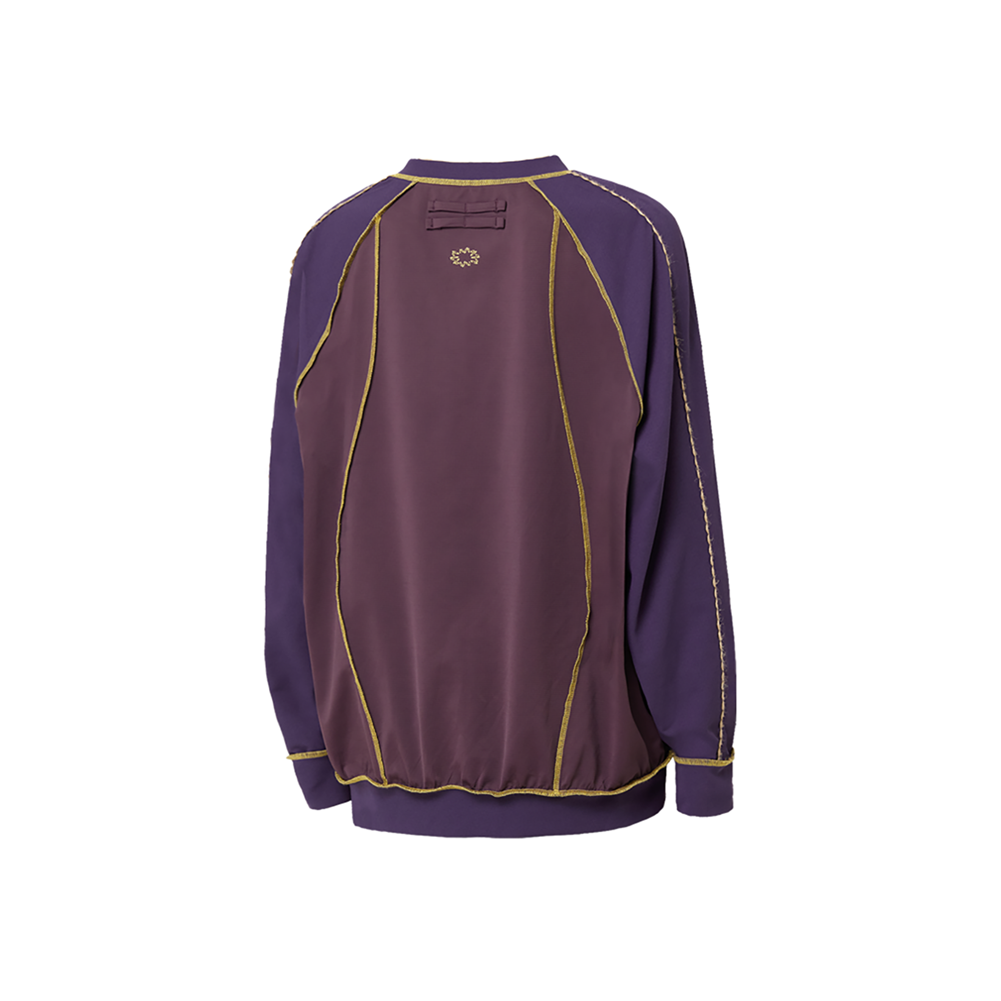 RELABEL Contrast Stitch Graphic Long-Sleeve Tee
