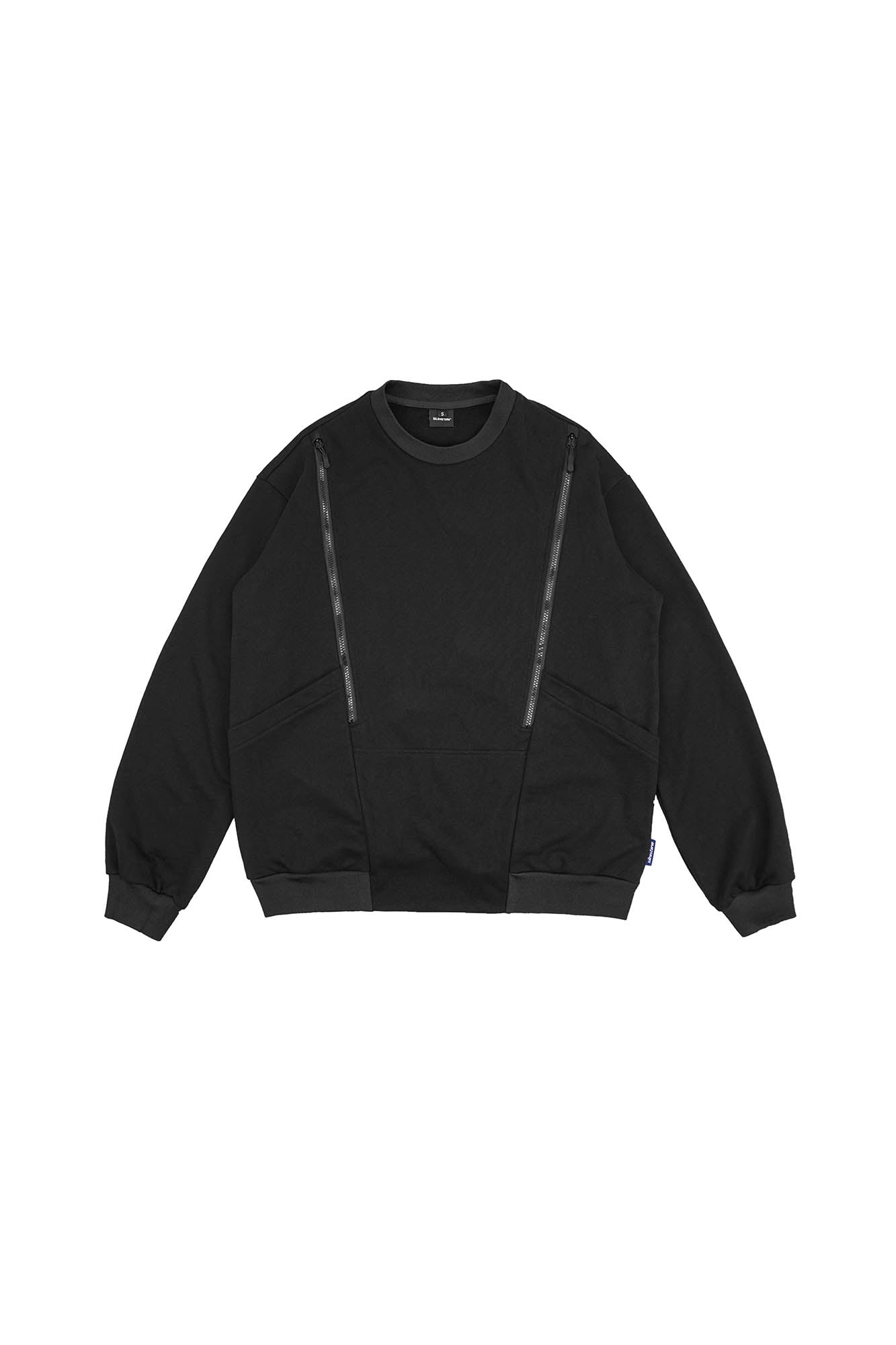 SILENSTORM Deconstructed Zip-Up Sweatshirt