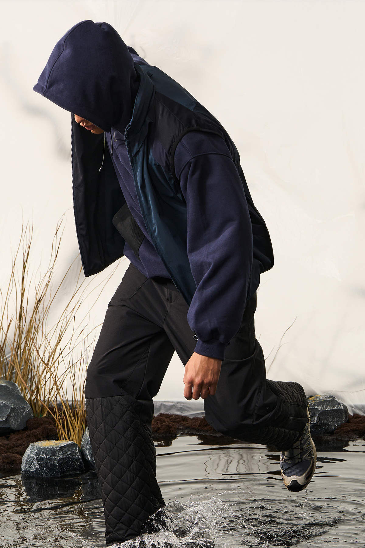 HALCYON Quilted Waterproof Windproof Snow Pants, premium urban and streetwear designers apparel on PROJECTISR.com, HALCYON
