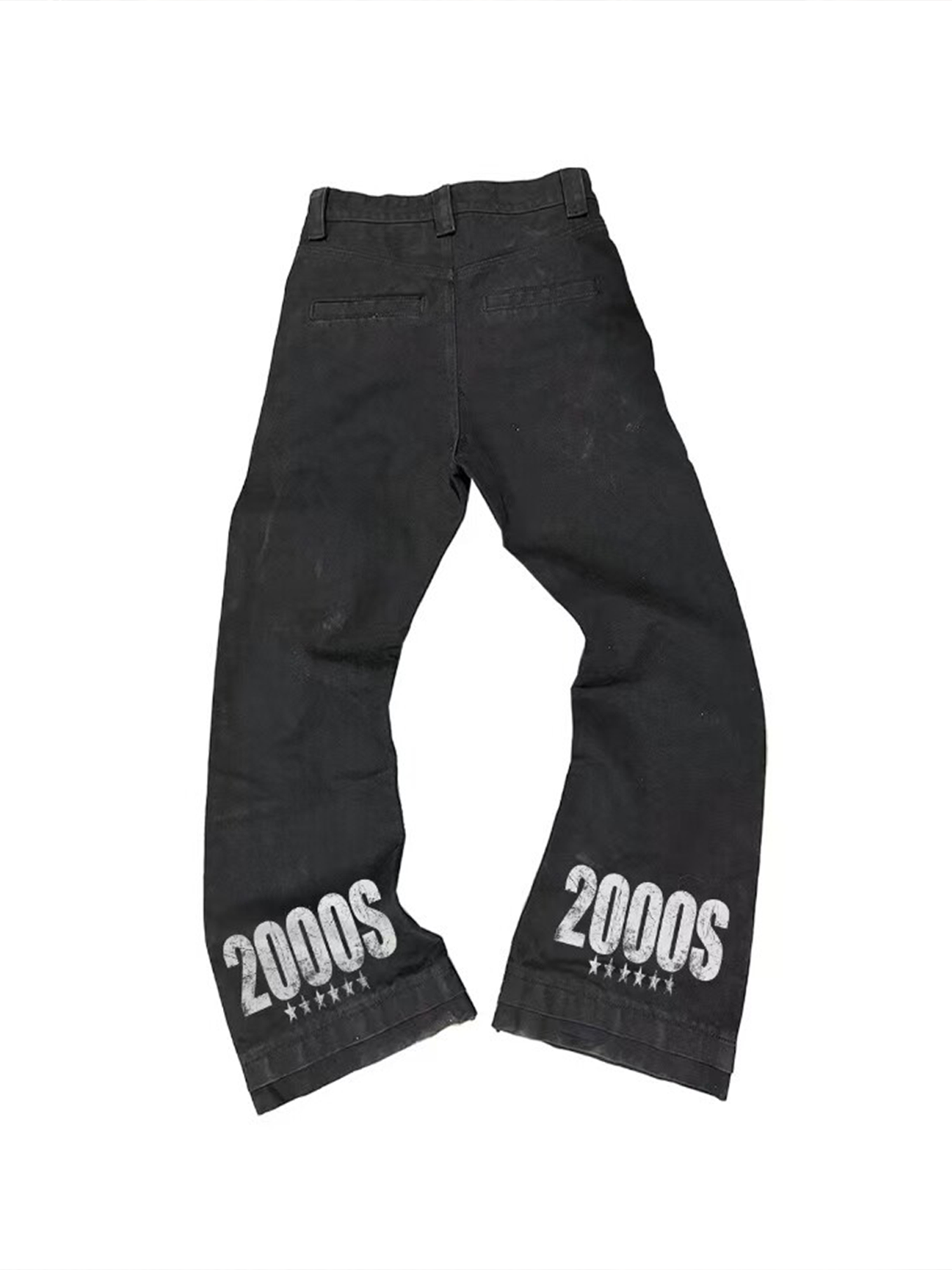 DETW Curved Double-Hem Flare Trousers