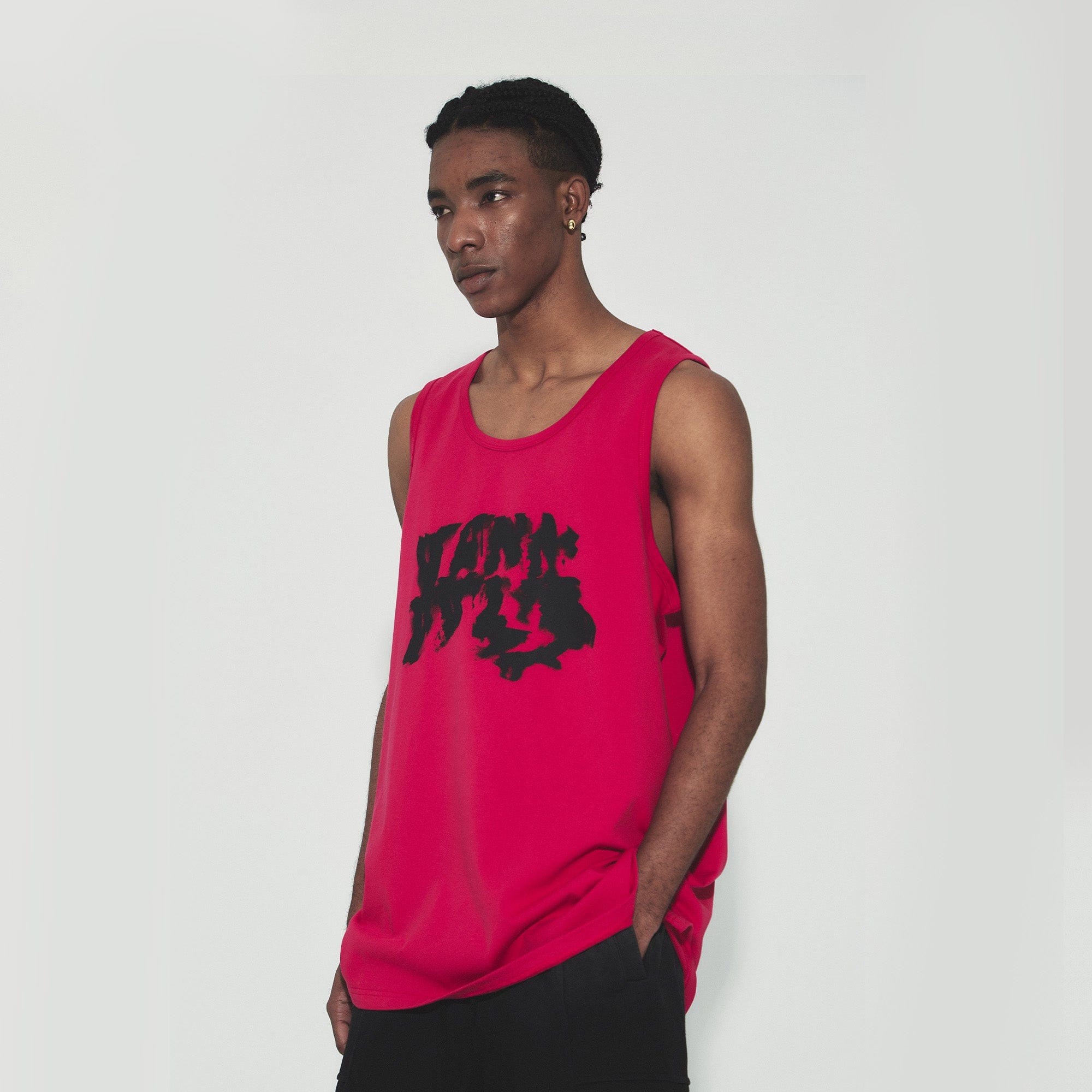 VANN VALRENCE Essential LOGO Graphic Oversized Sleeveless T-Shirt, premium urban and streetwear designers apparel on PROJECTISR.com, VANN VALRENCE