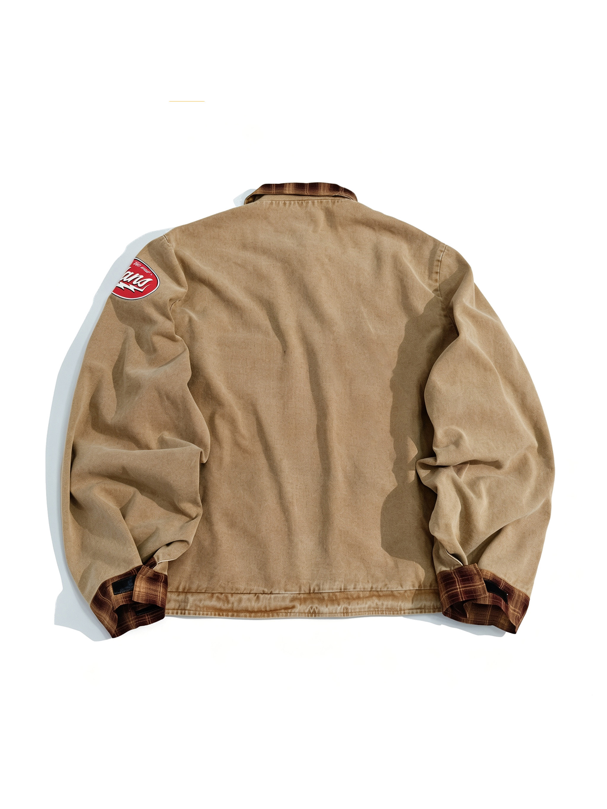 UUCSCC Retro Oversized Denim Varsity Jacket, premium urban and streetwear designers apparel on PROJECTISR.com, UUCSCC