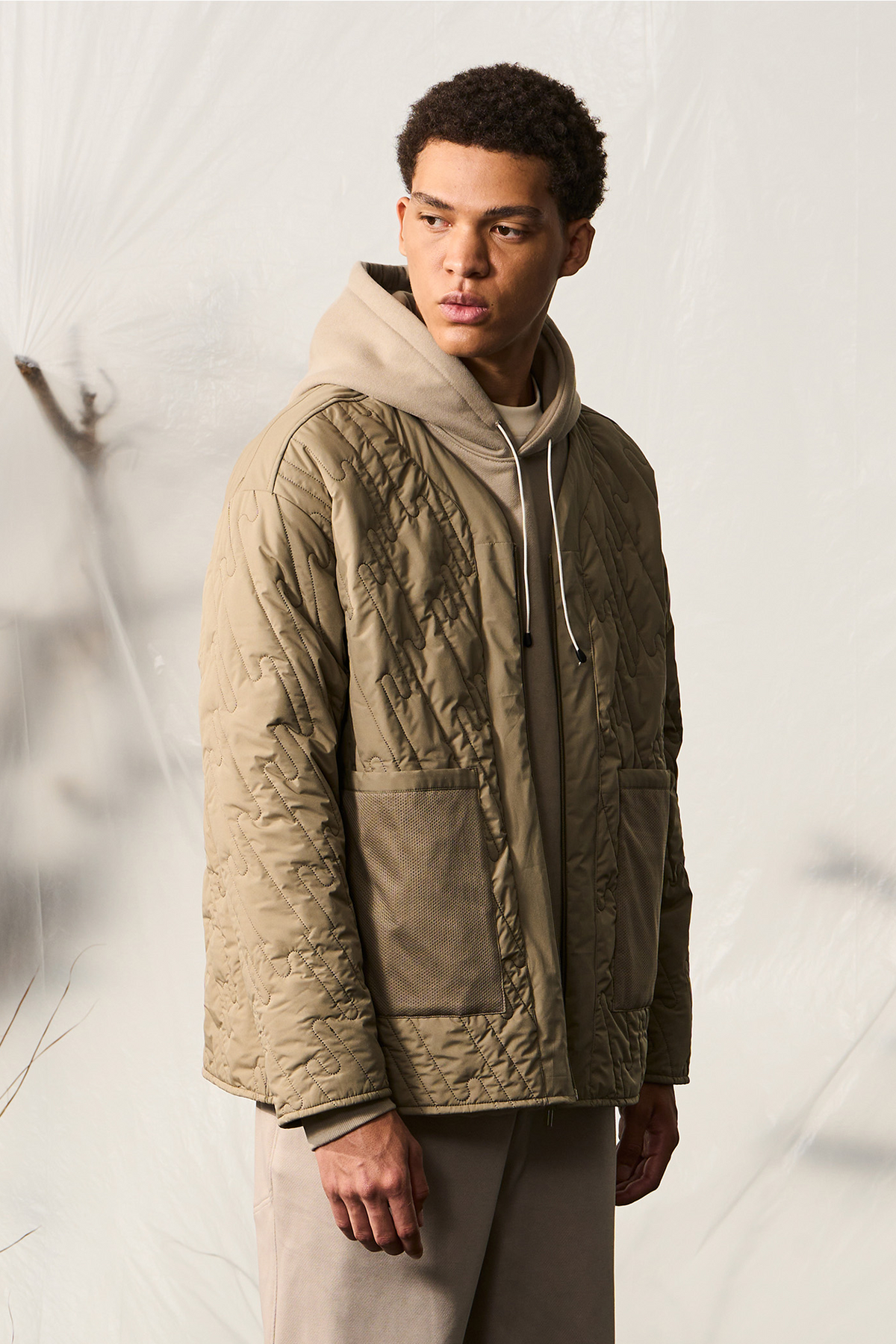 HALCYON Quilted Cotton-Padded Outdoor Jacket, premium urban and streetwear designers apparel on PROJECTISR.com, HALCYON