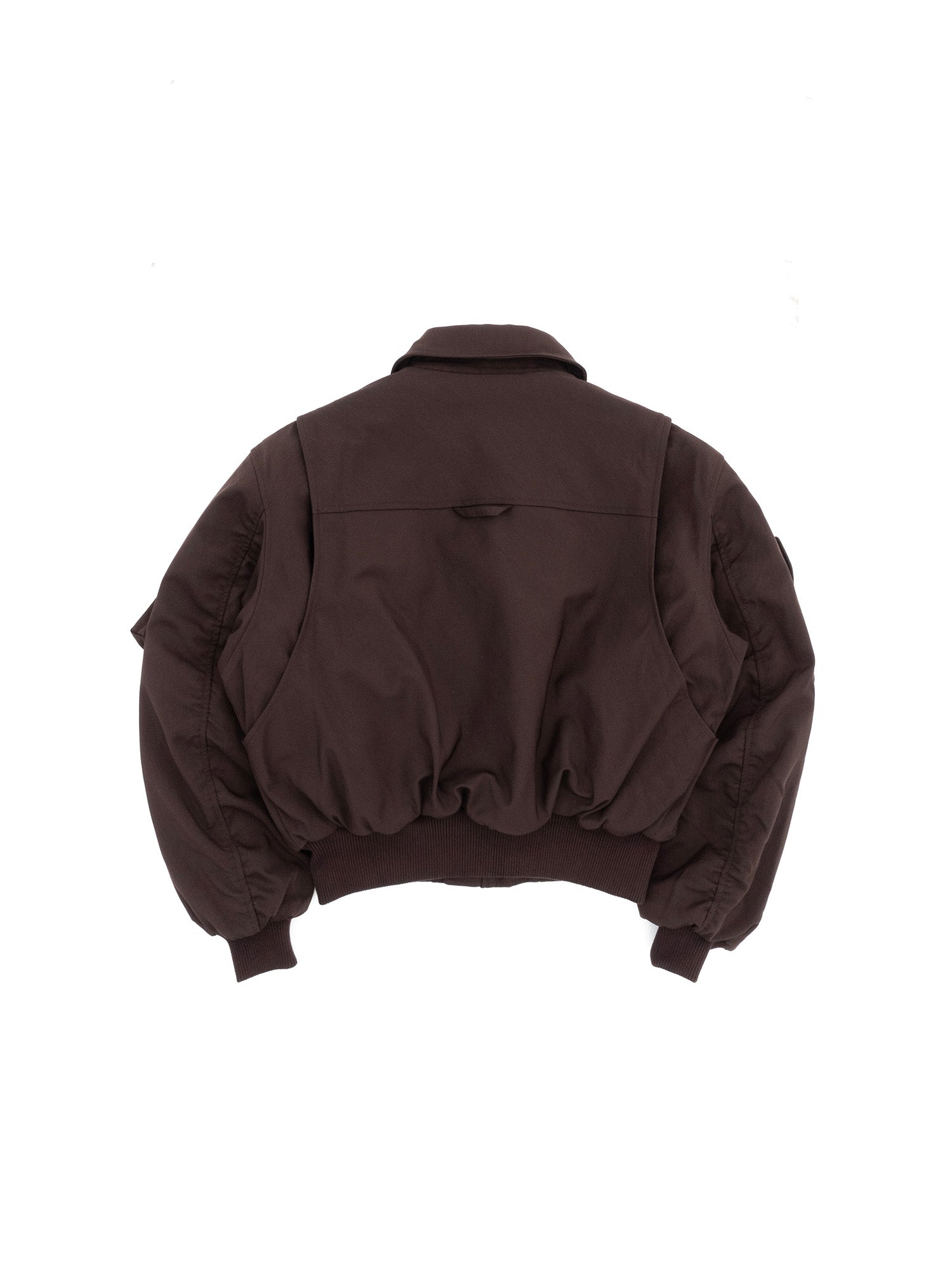 IN EXISTENCE Anchor Zip Embroidered Patch Bomber