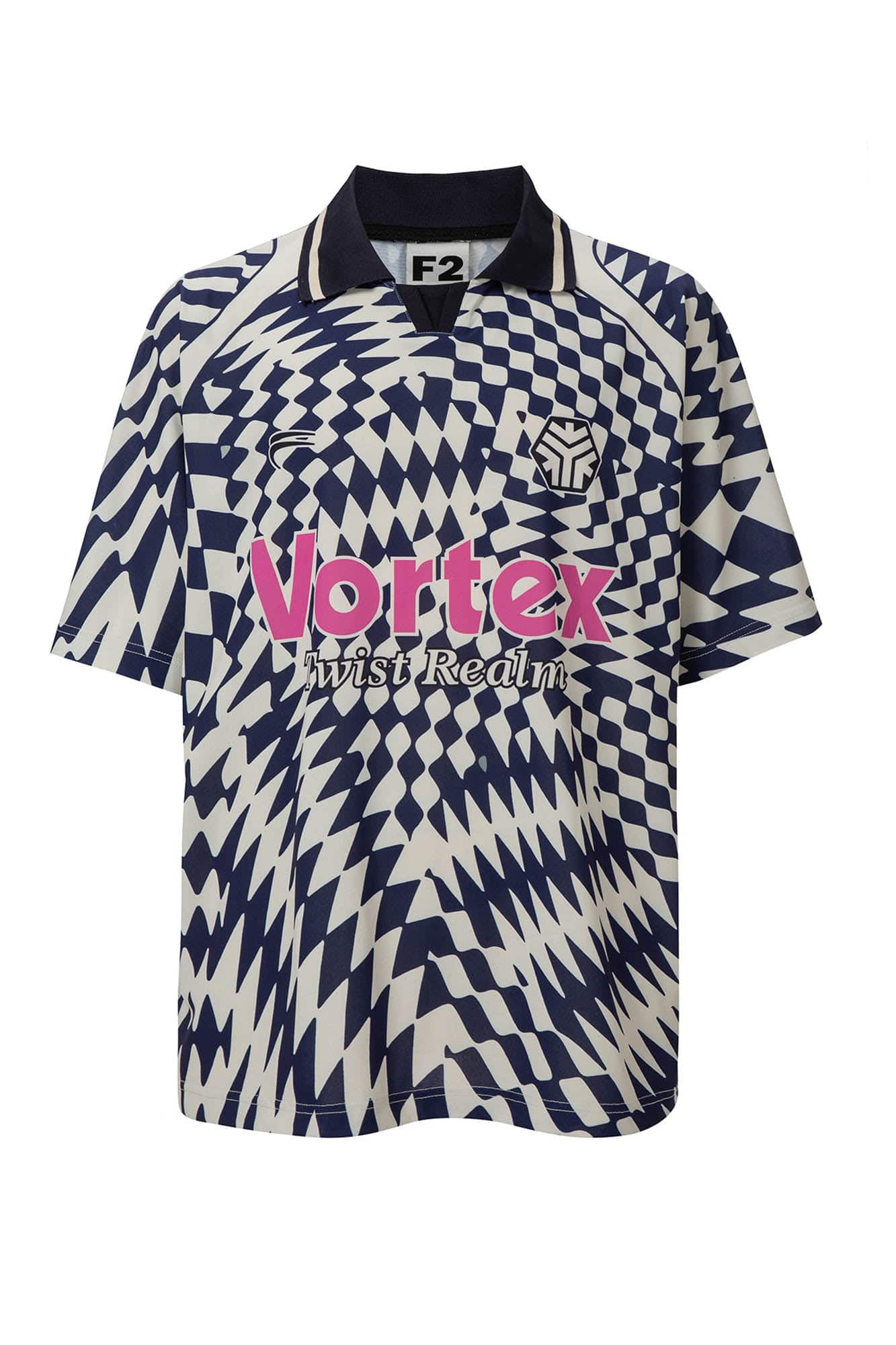 F2CE Psychedelic Checks Polo T-Shirt