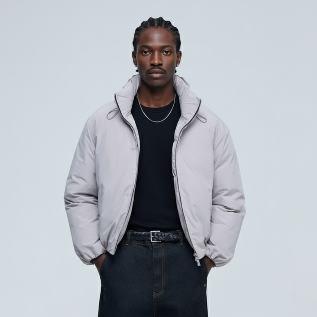 ALVNG AR ANTS Classic Detachable Hood Puffer Jacket