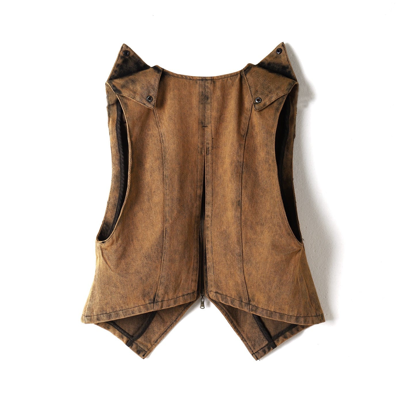 DND4DES Spliced Distressed Vest, premium urban and streetwear designers apparel on PROJECTISR.com, DND4DES