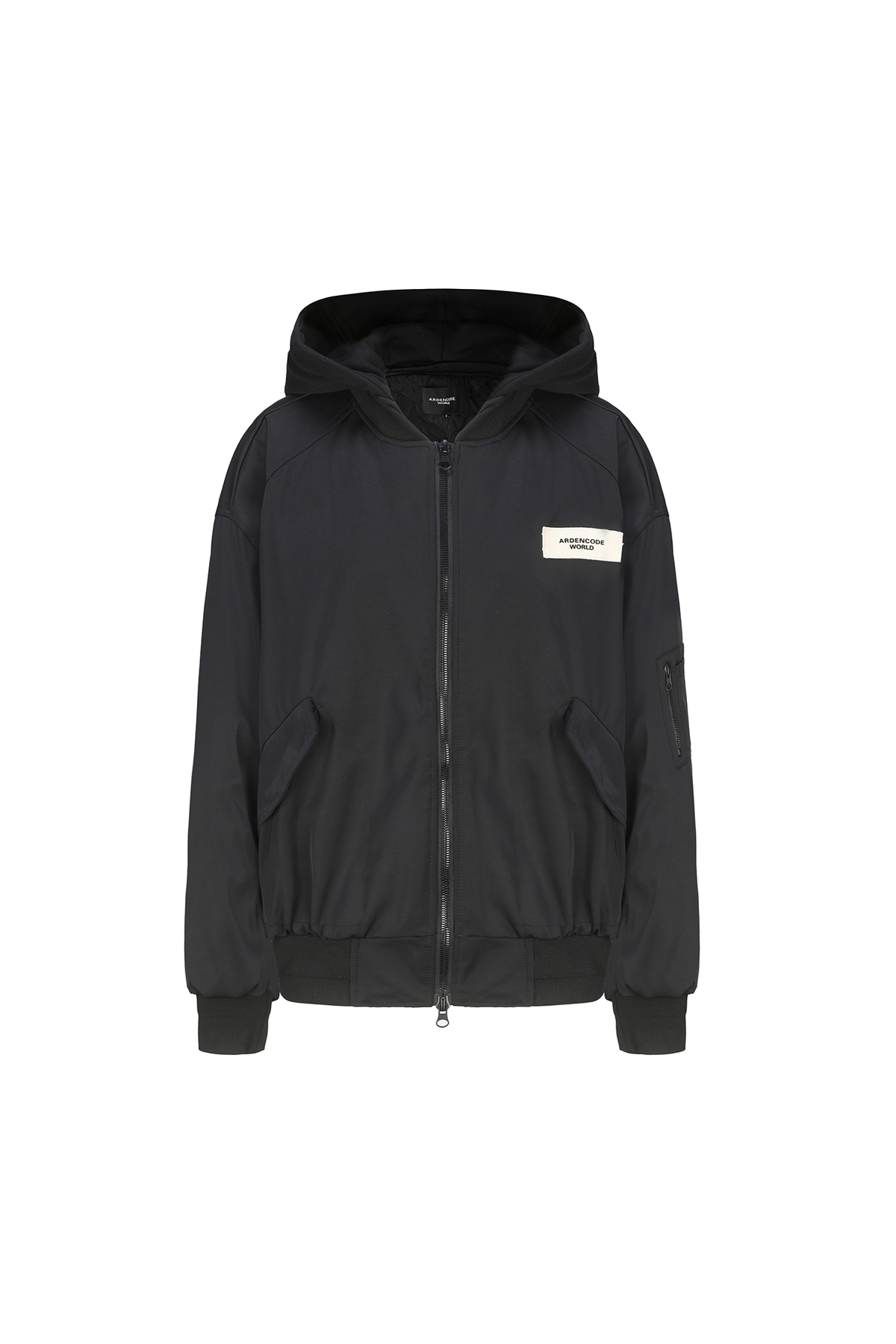 ARDENCODE Utility Oversized Bomber Jacket, premium urban and streetwear designers apparel on PROJECTISR.com, ARDENCODE