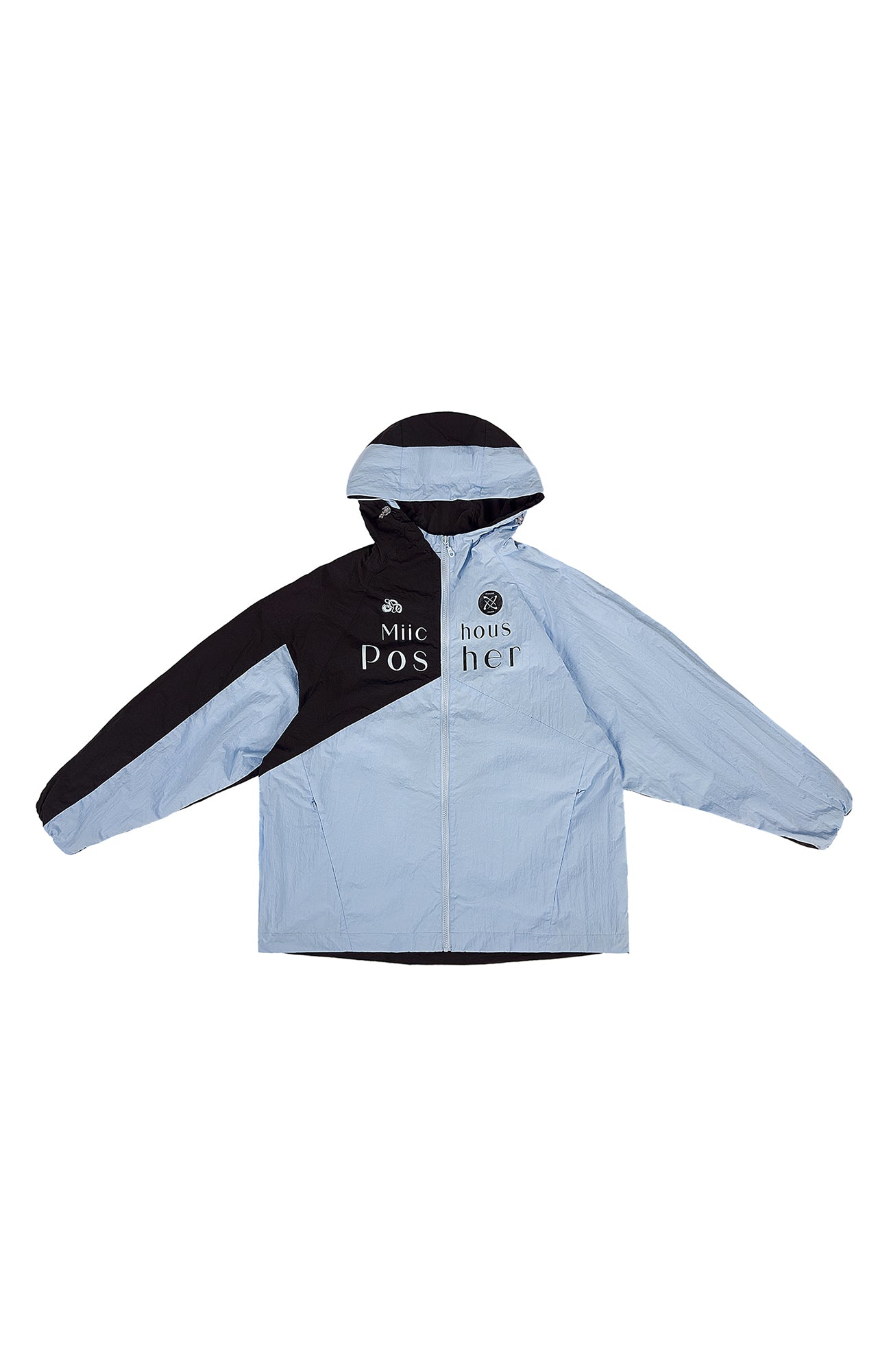 MIICHOUS Contrast Panel Detachable Liner Ski Jacket