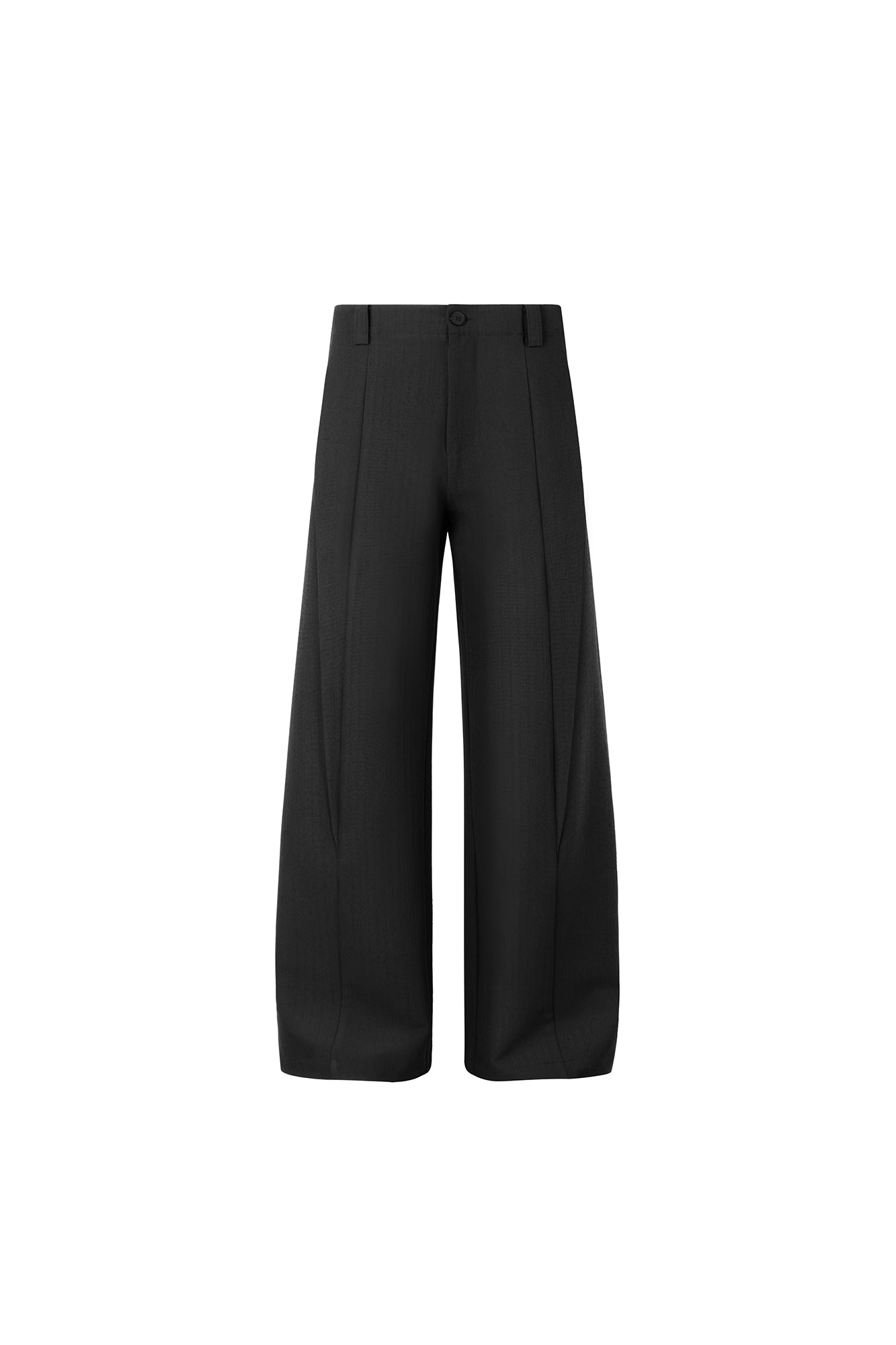 smile　　NORDISK WORK PANTS WIDE 46 OKAYTHXBYE Pinstripe Twin Front Pleats Wide-Leg Pants