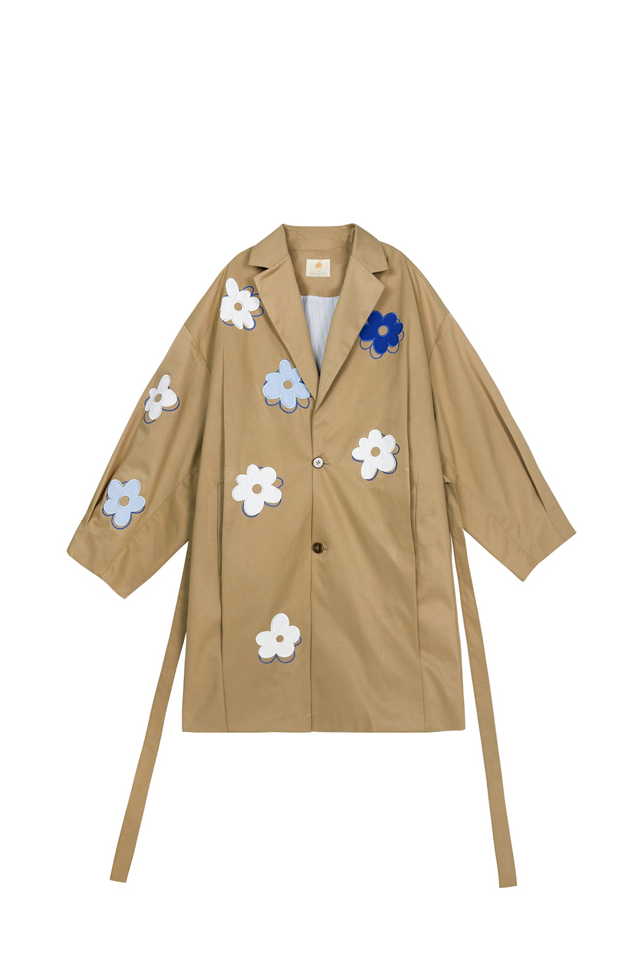 MIICHOUS Floral Paneled Detachable Liner Coat