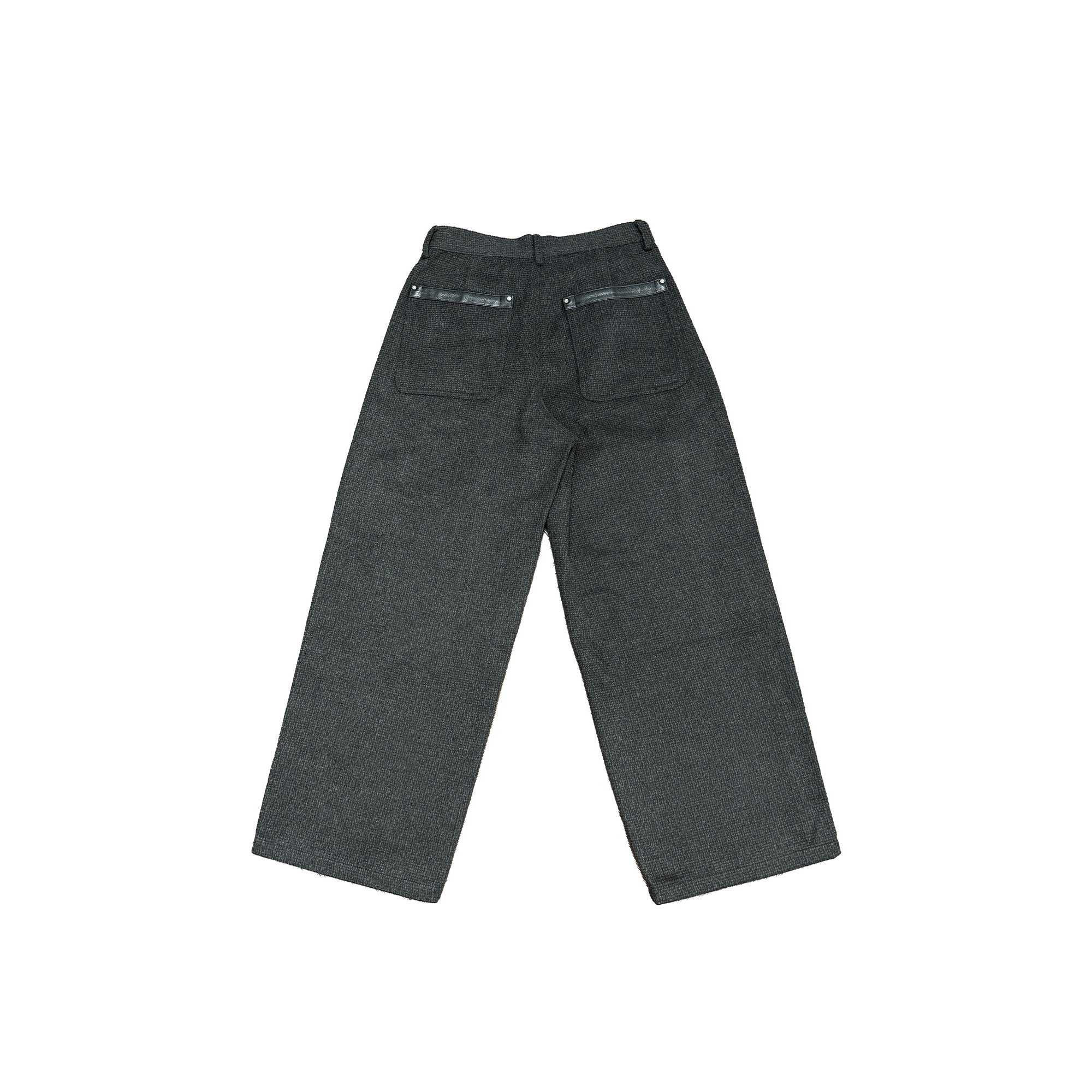 RICHILL Panel Pleated Wide-Leg Trousers, premium urban and streetwear designers apparel on PROJECTISR.com, RICHILL