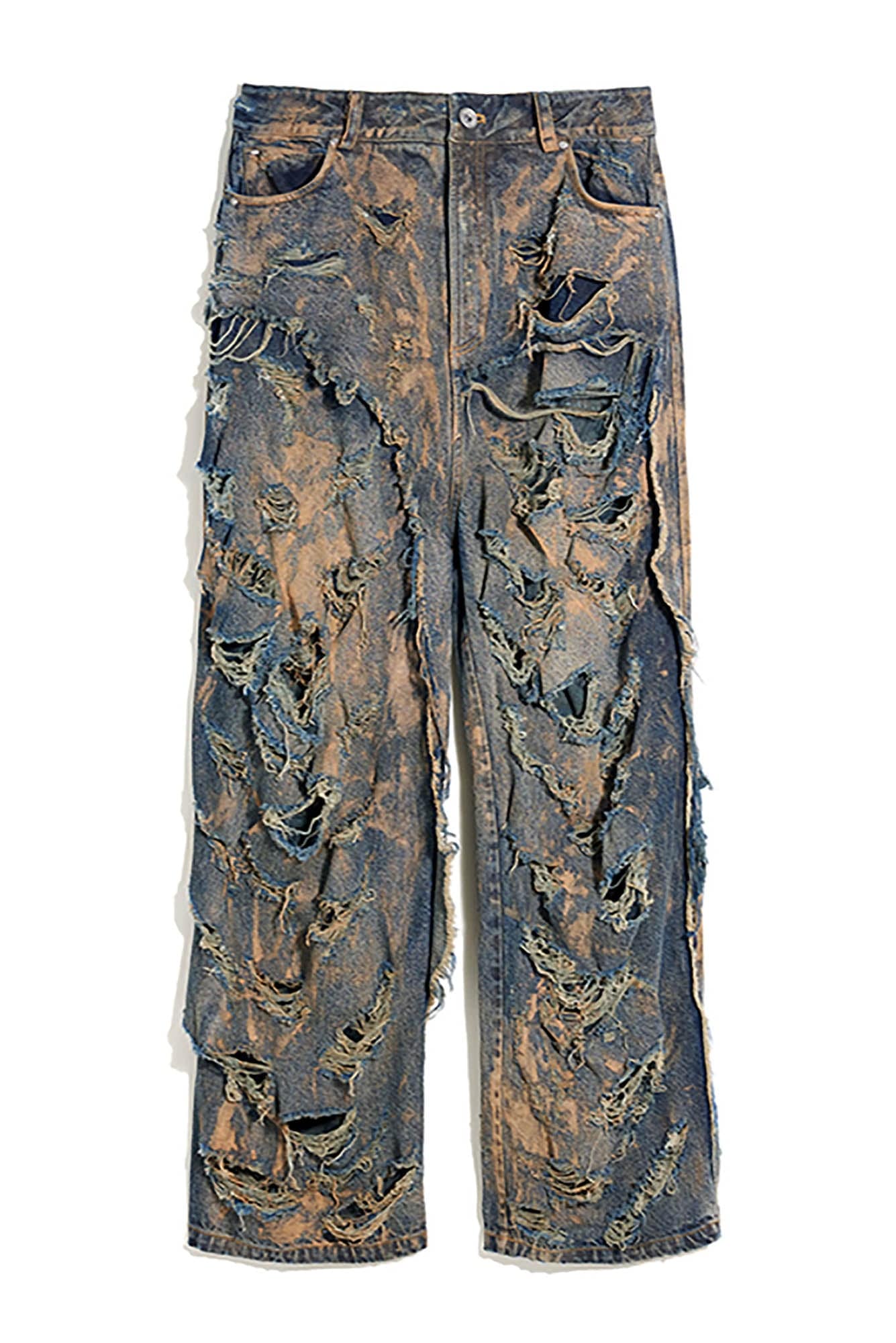 FACEONLAB Rotten Mud-Dye Jeans