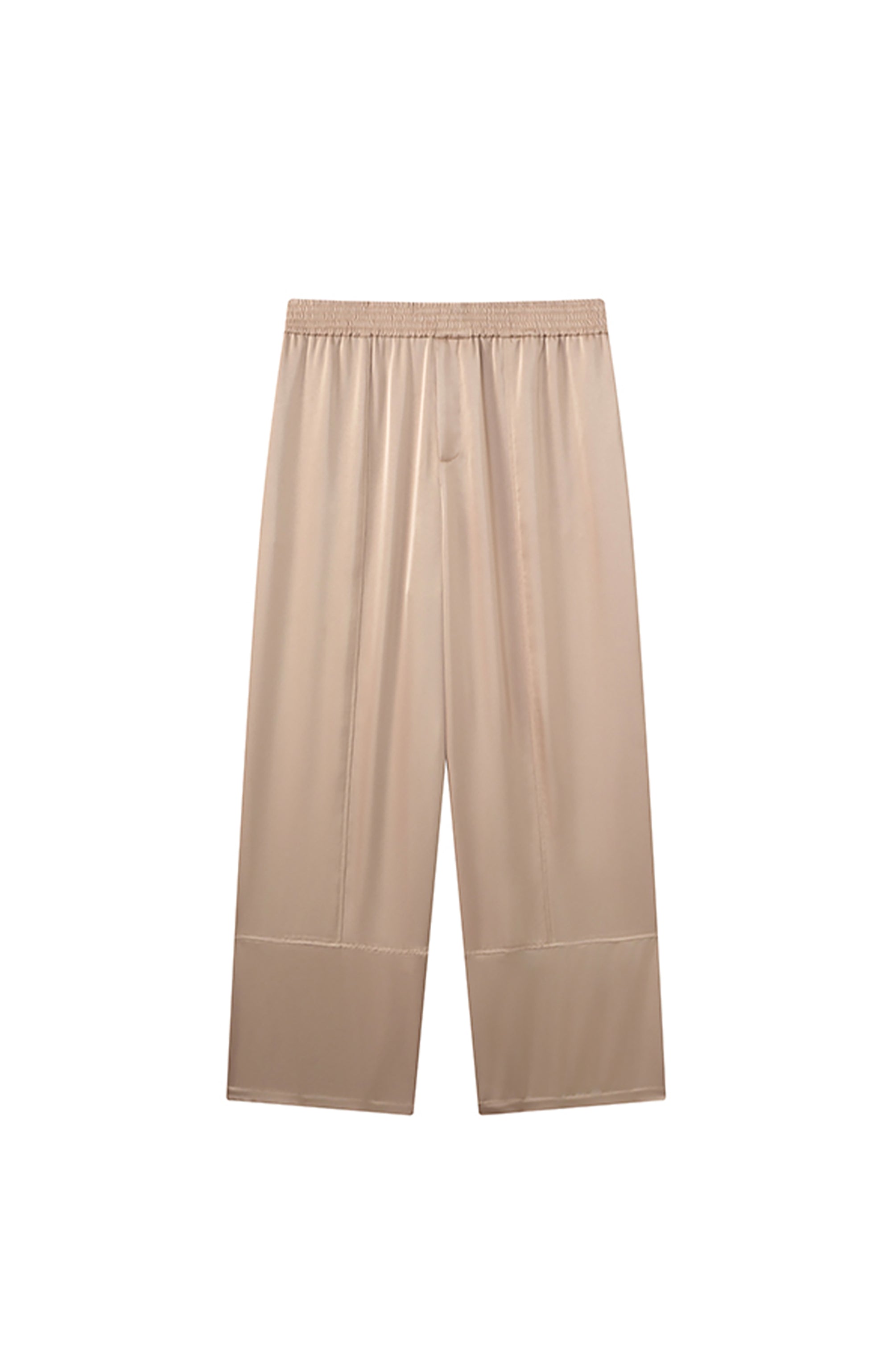 JIECHI Draped Satin Wide-Leg Trousers, premium urban and streetwear designers apparel on PROJECTISR.com, JIECHI